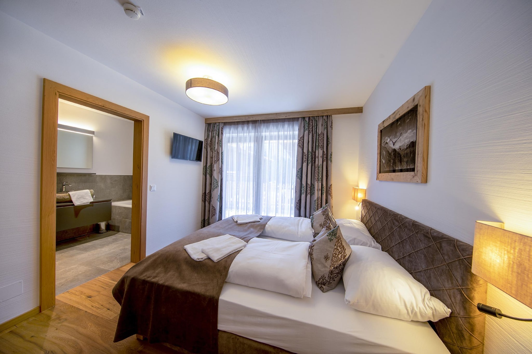 Nationalpark Chalet Mittereggspitze-Slaapkamer