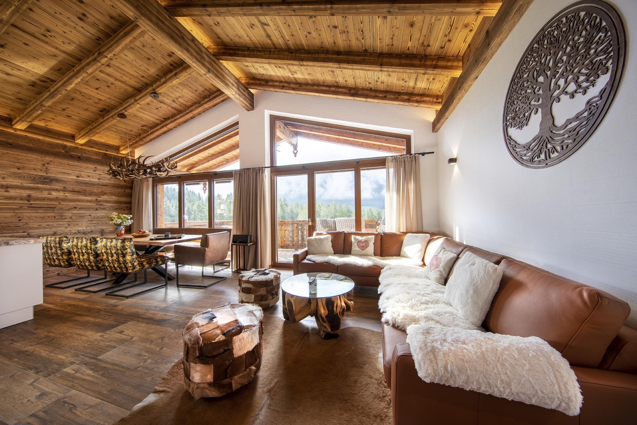Nationalpark Chalet Edelweissspitze-Woonkamer