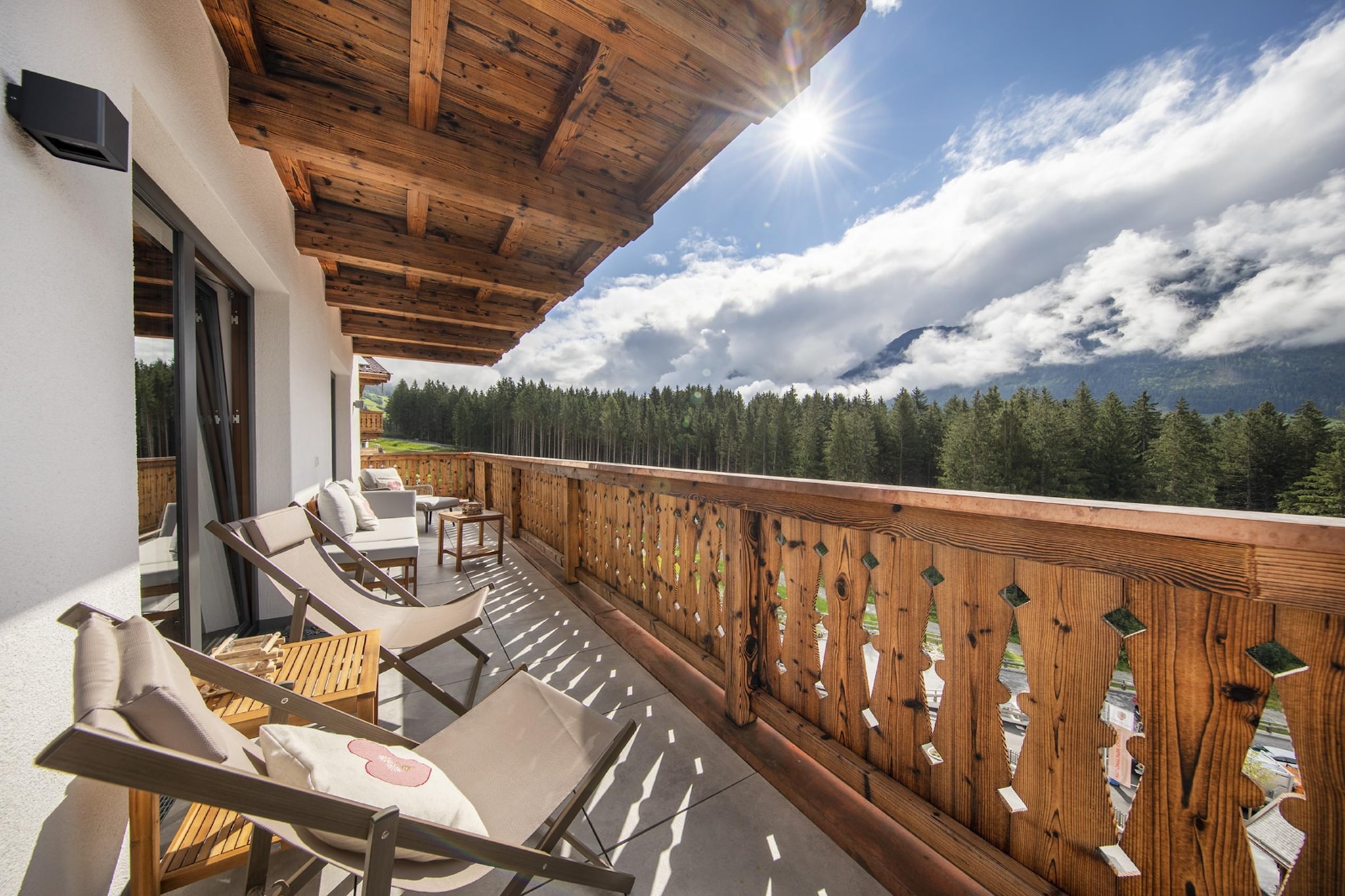 Nationalpark Chalet Edelweissspitze-Terrasbalkon