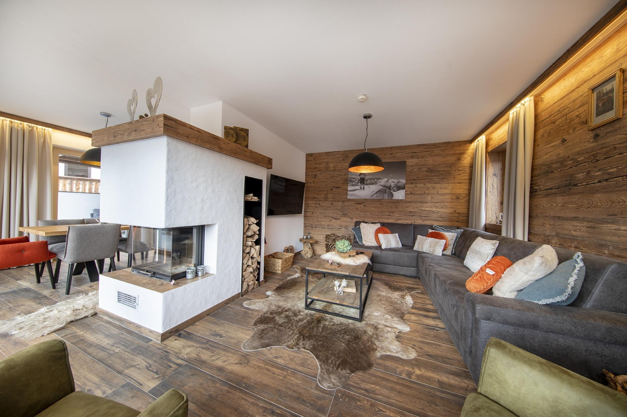 Nationalpark Chalet Hochalmspitze-Woonkamer