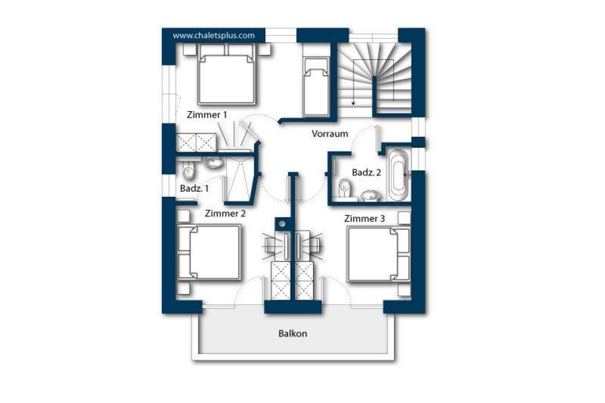 Nationalpark Chalet Hochalmspitze-Plan d'étage