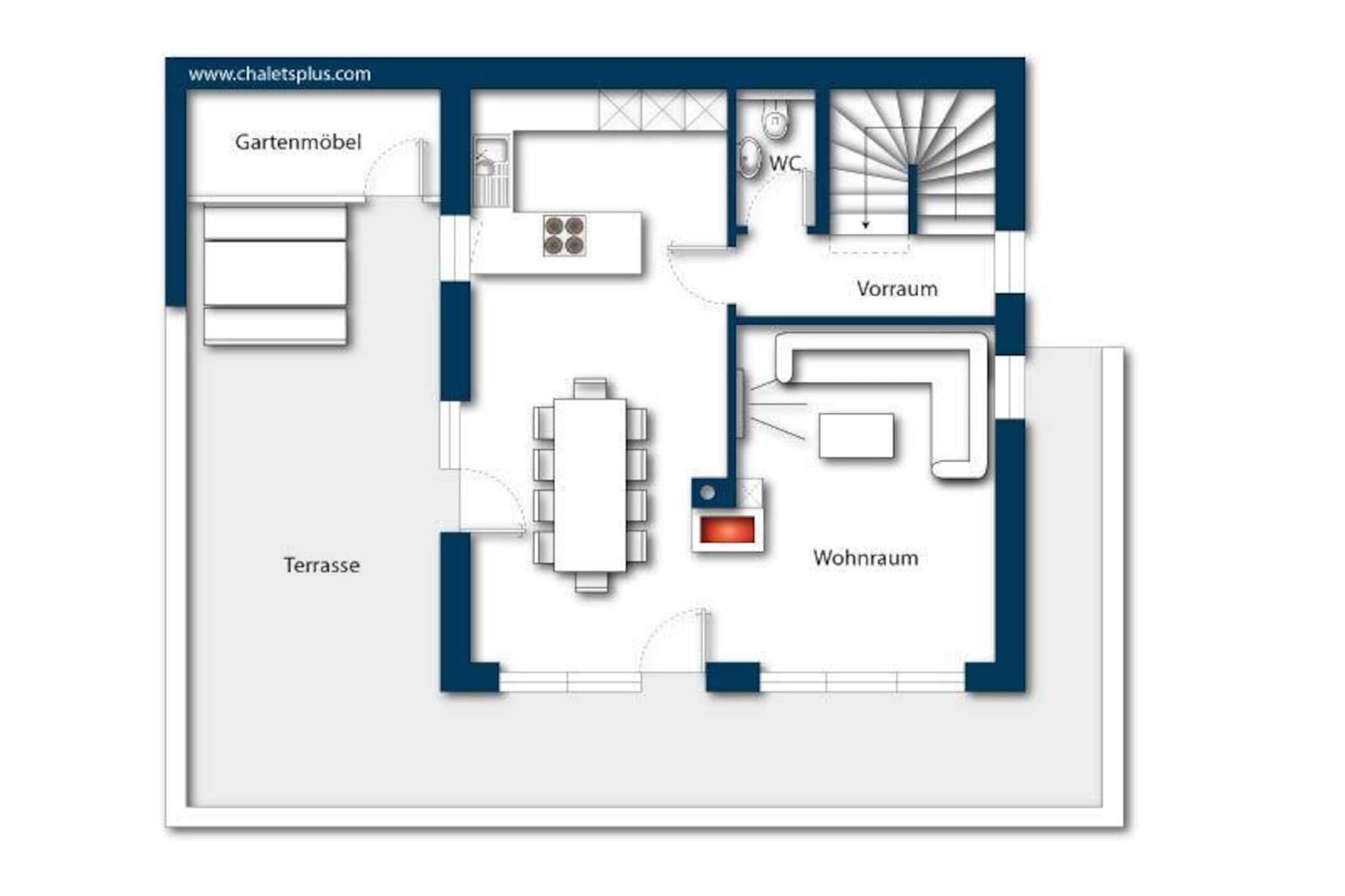 Nationalpark Chalet Hochalmspitze-Plan d'étage