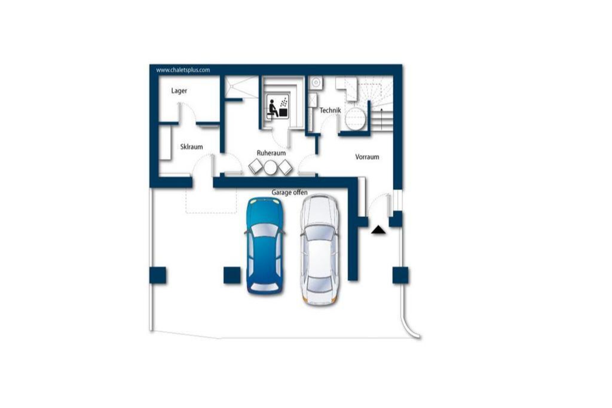 Nationalpark Chalet Hochalmspitze-Plan d'étage