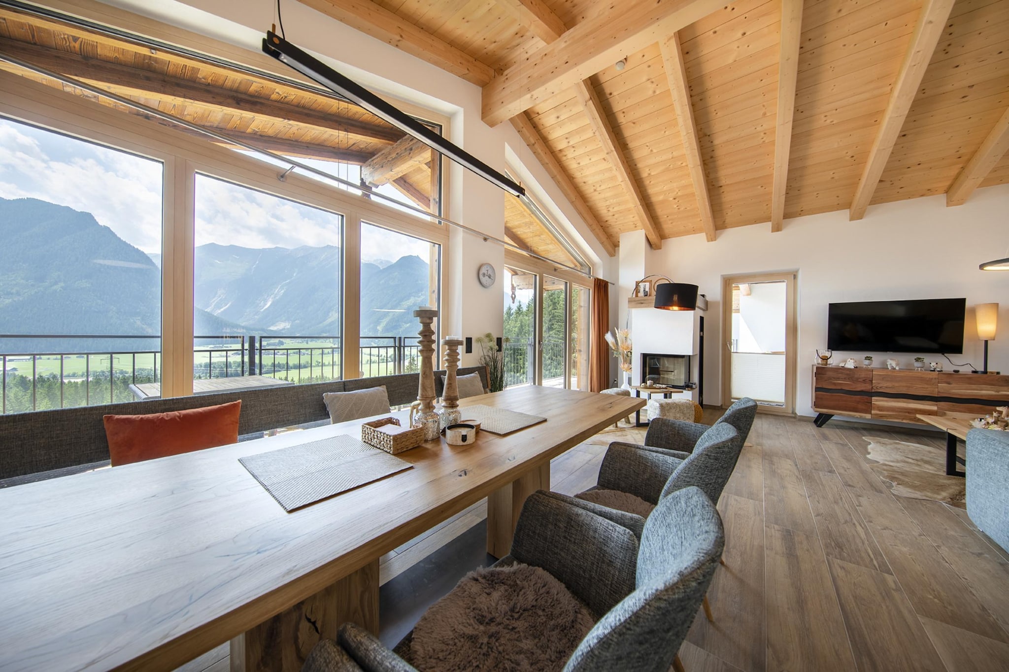 Nationalpark Chalet Zollspitze-Woonkamer