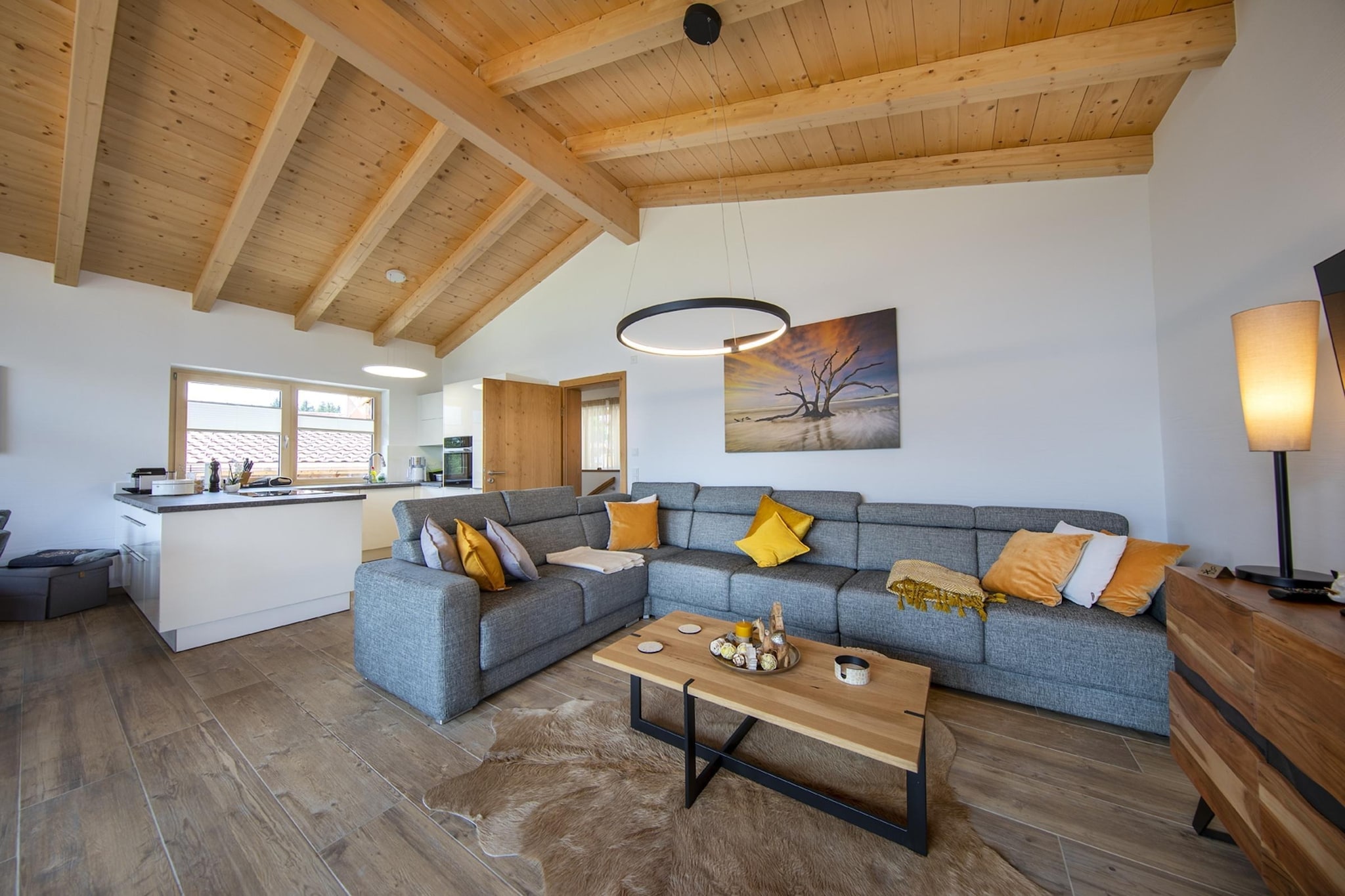 Nationalpark Chalet Zollspitze-Woonkamer