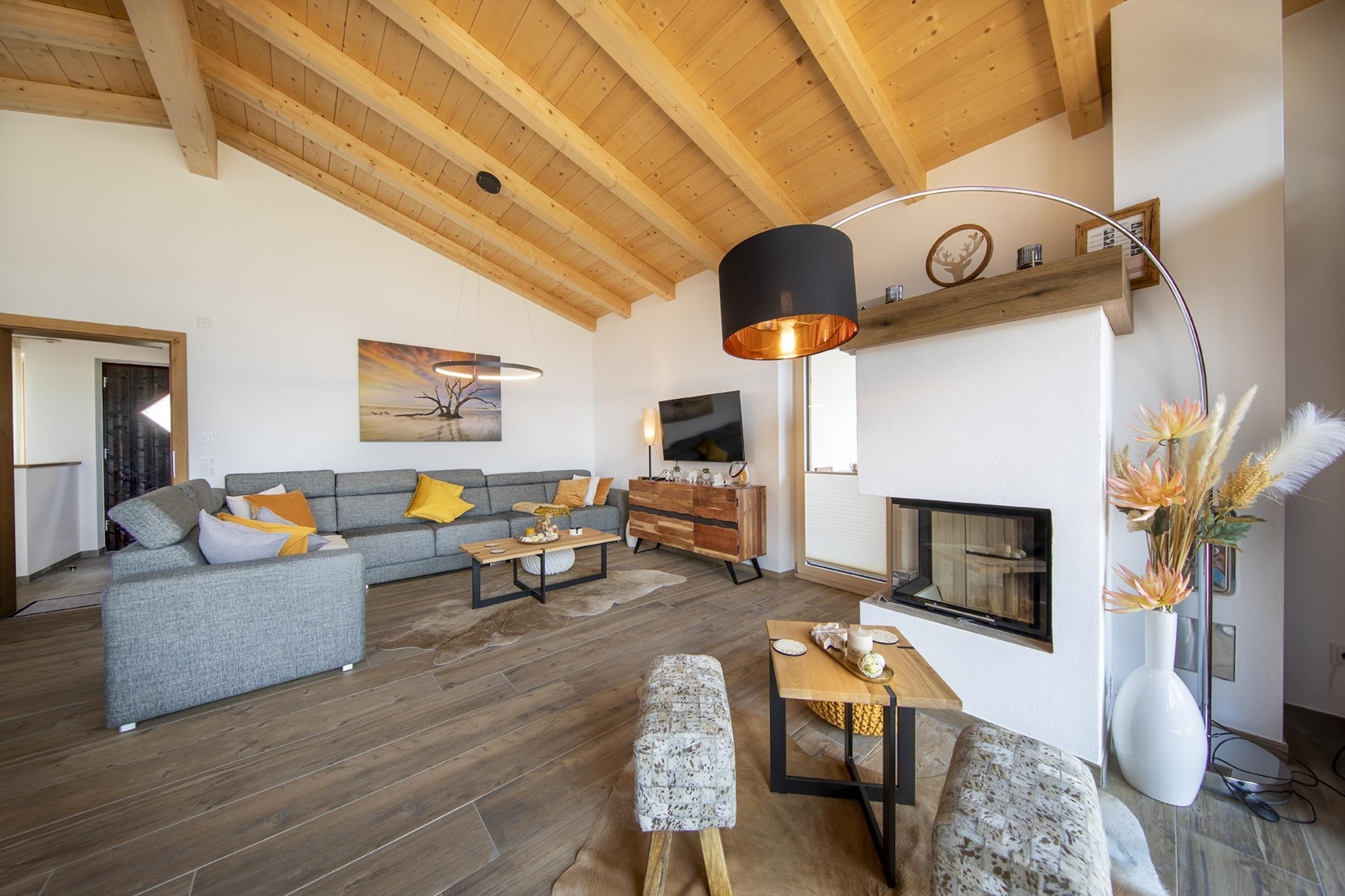 Nationalpark Chalet Zollspitze-Woonkamer