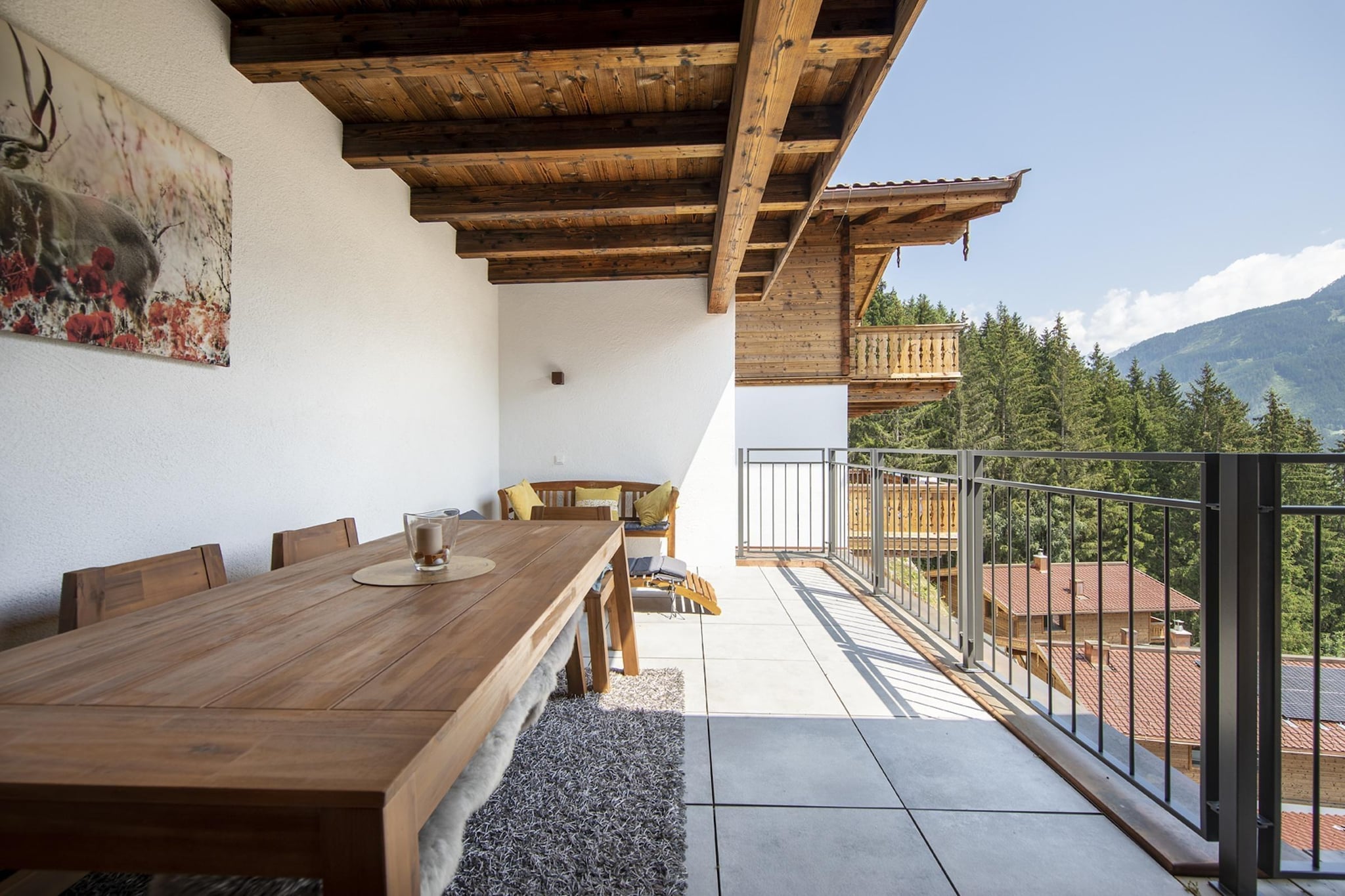 Nationalpark Chalet Zollspitze-Terrasbalkon