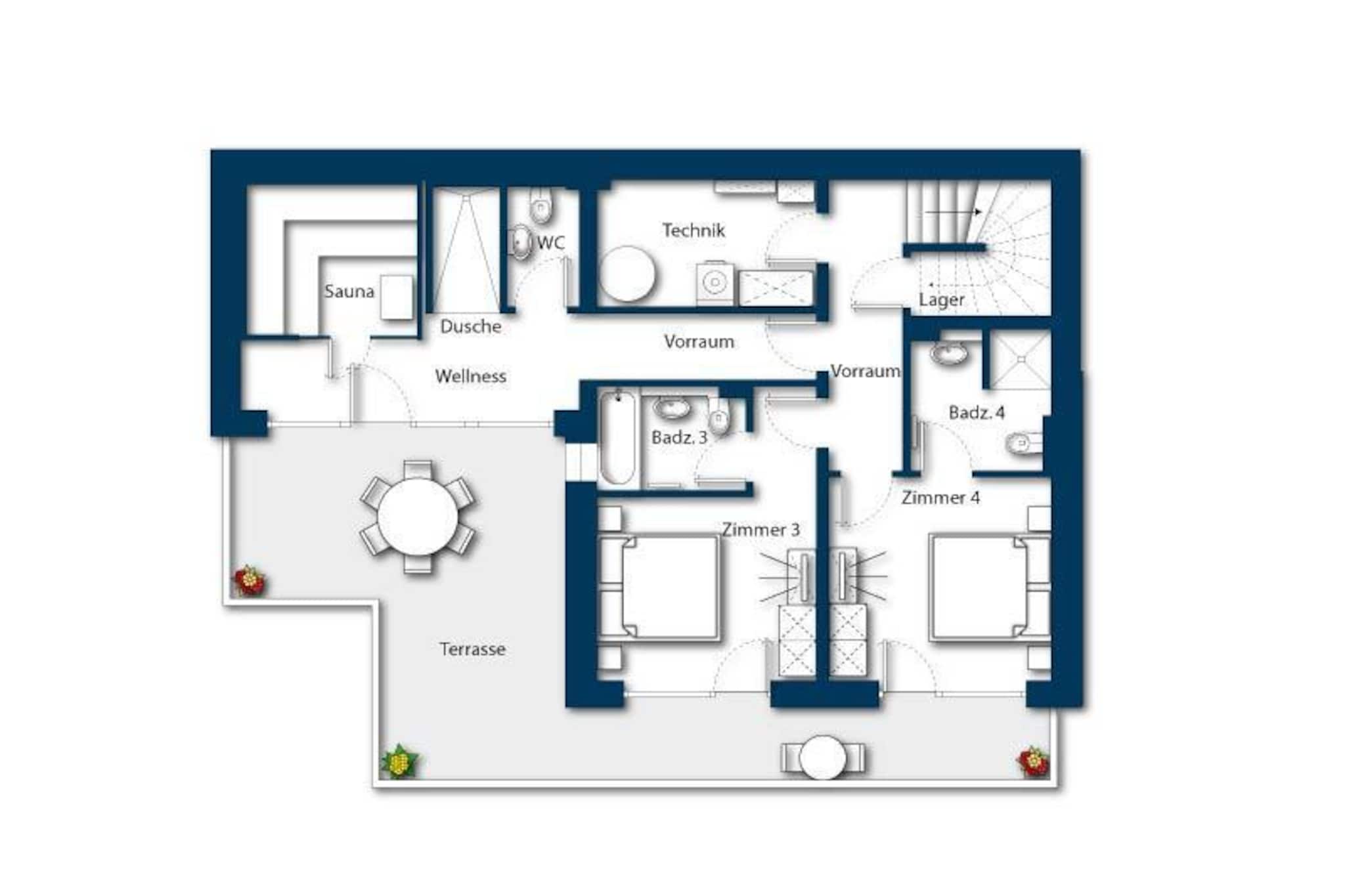 Nationalpark Chalet Zollspitze-Plan d'étage