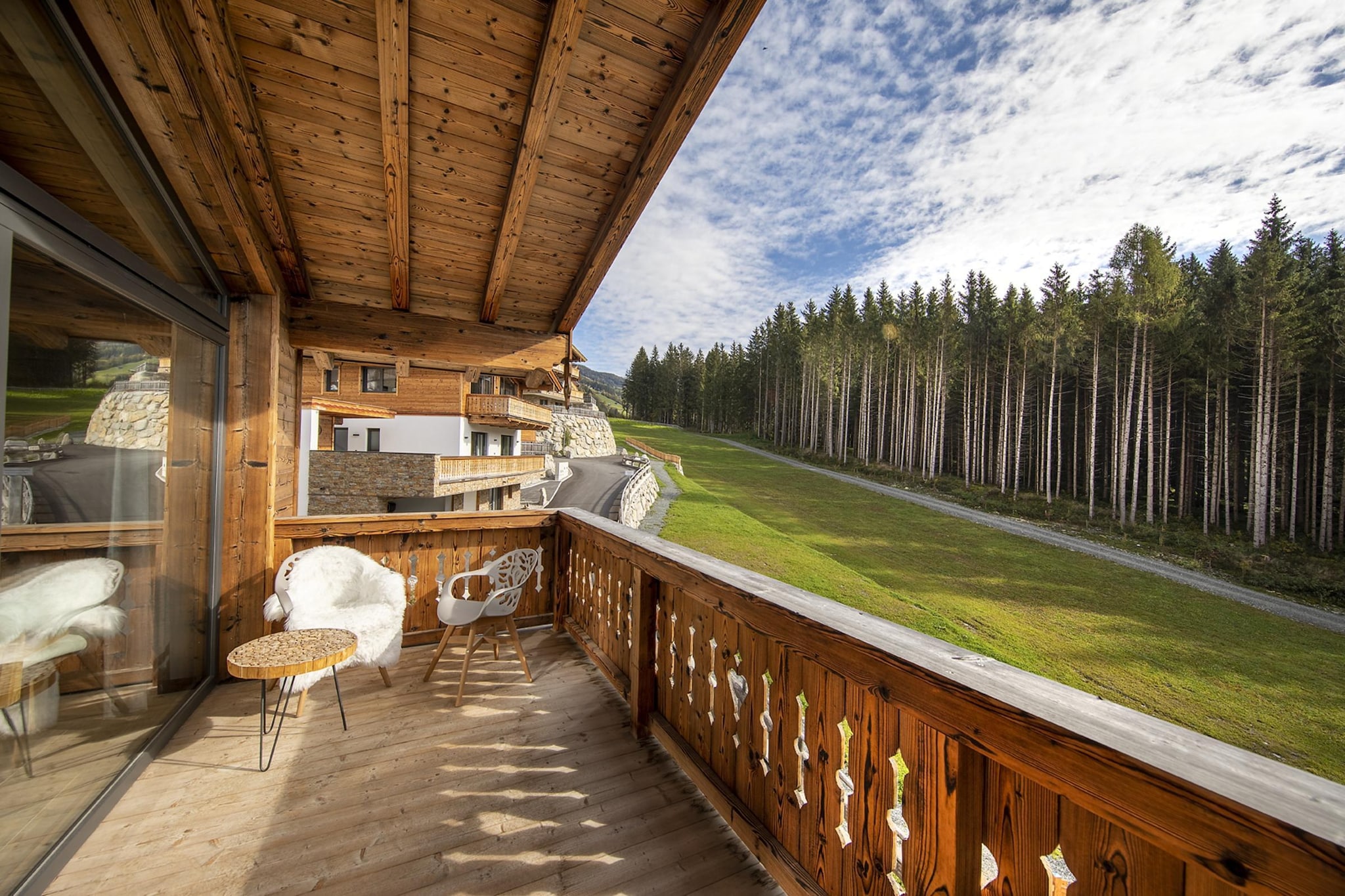 Nationalpark Chalet Kreuzkogel-Buitenkant zomer