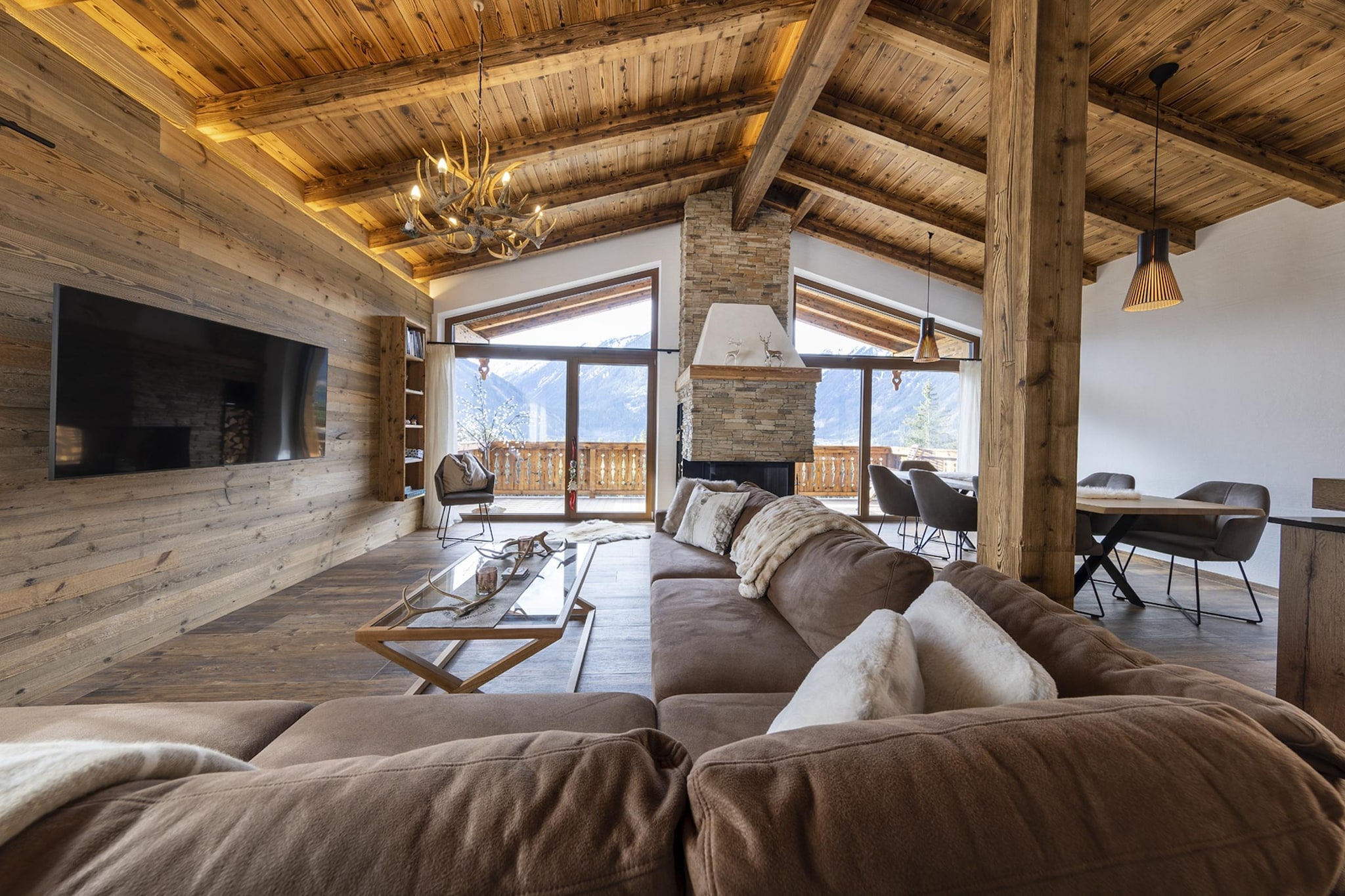 Nationalpark Chalet Hoher Sonnblick-Woonkamer