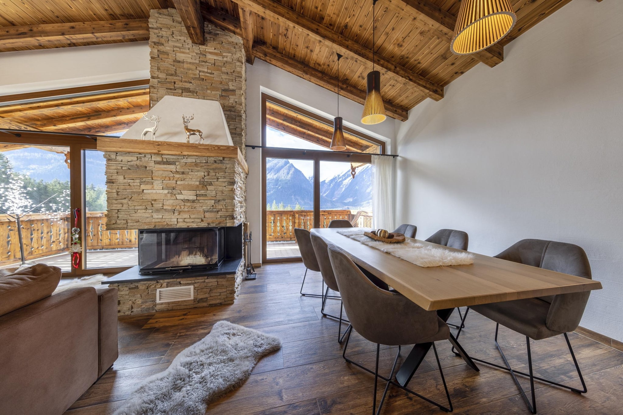 Nationalpark Chalet Hoher Sonnblick-Eetkamer