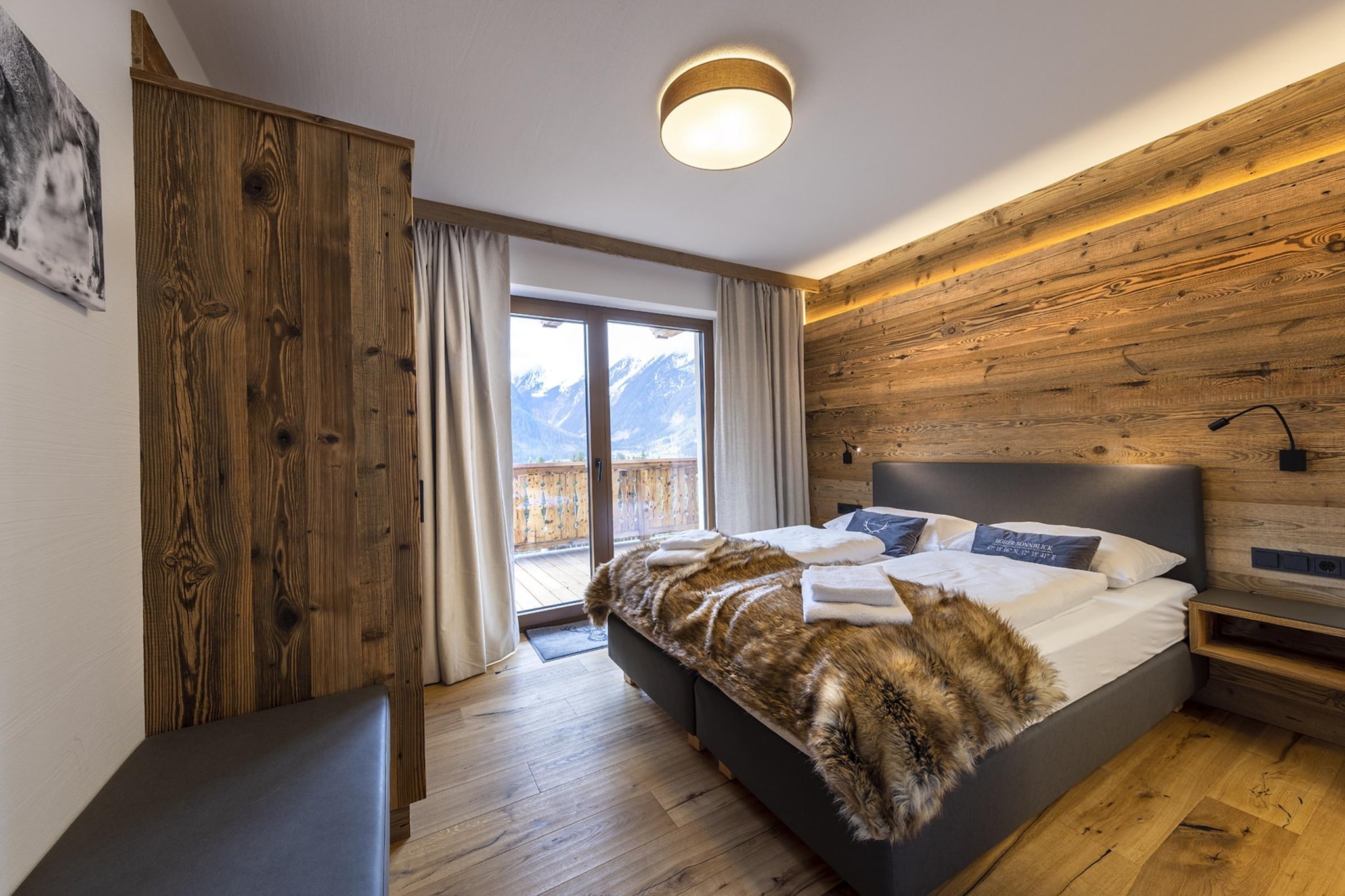 Nationalpark Chalet Hoher Sonnblick-Slaapkamer
