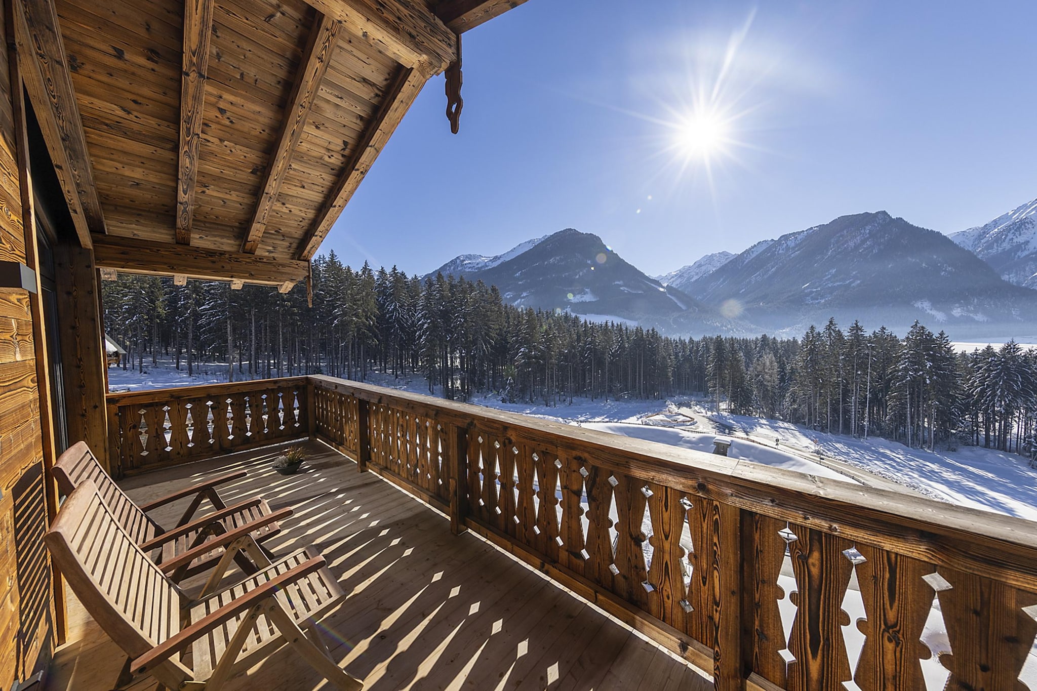 Nationalpark Chalet Hoher Sonnblick-Uitzicht winter