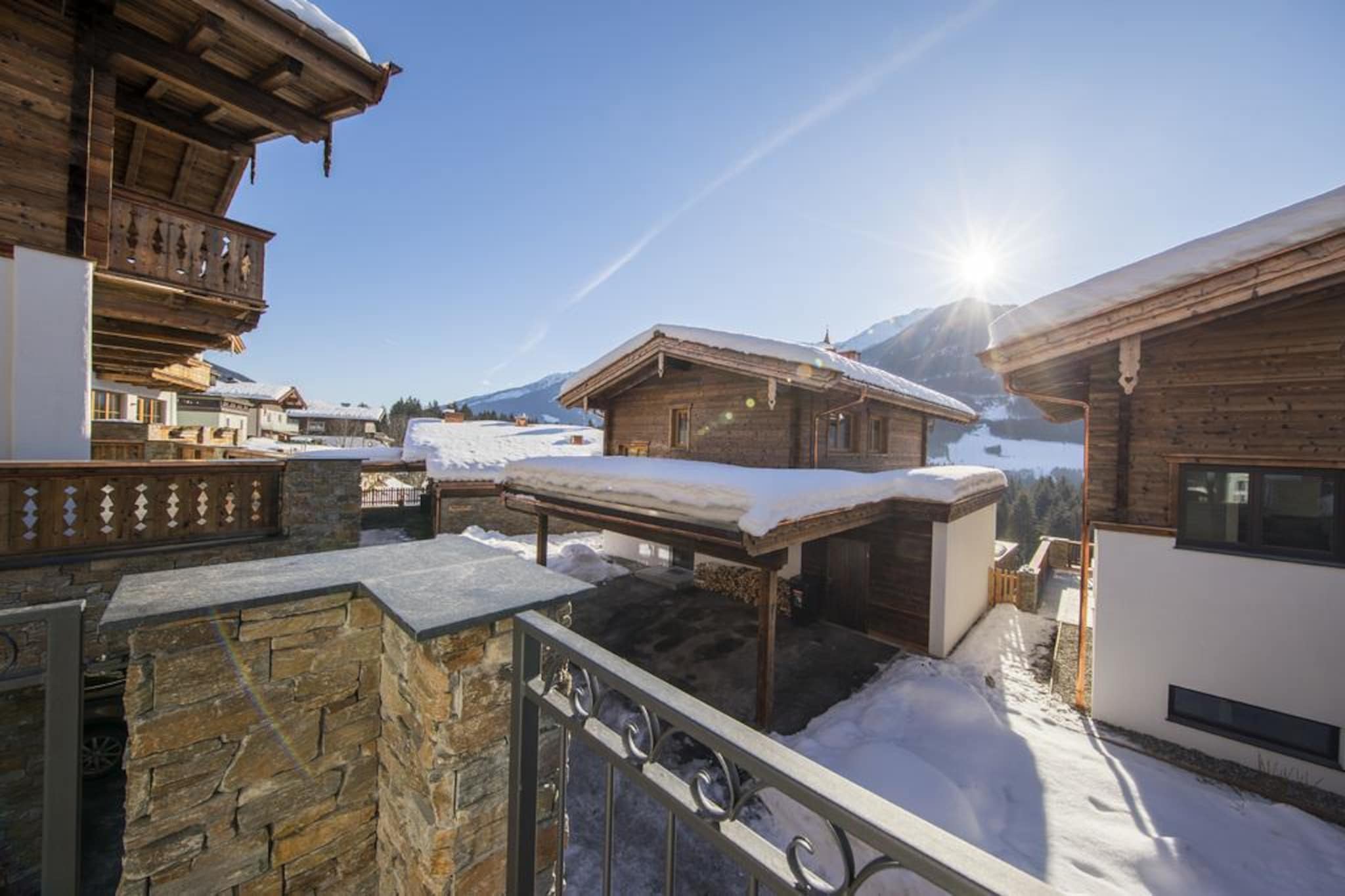 Nationalpark Chalet Rauhkopf-Vue d'hiver