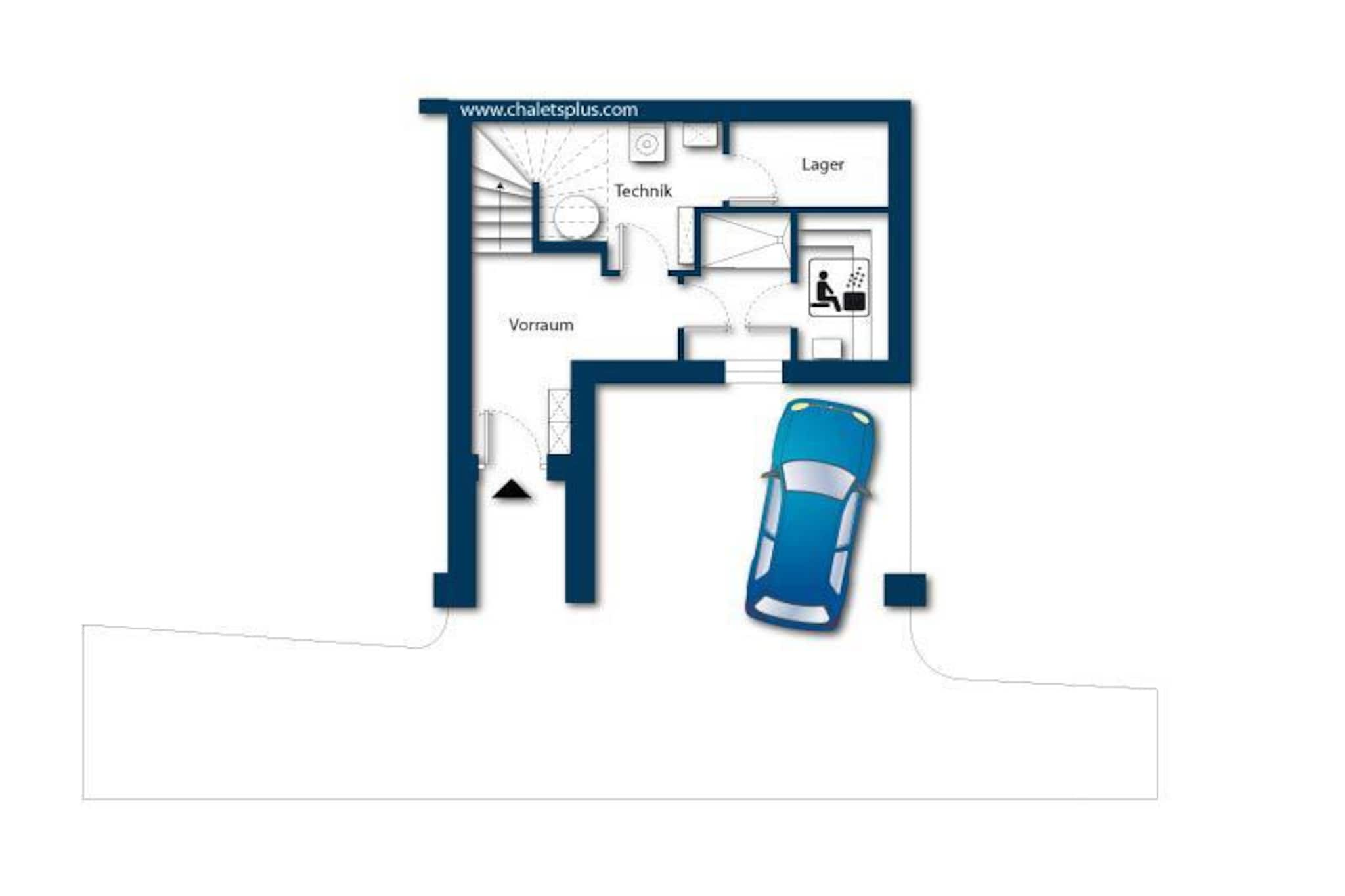 Nationalpark Chalet Rauhkopf-Plan d'étage