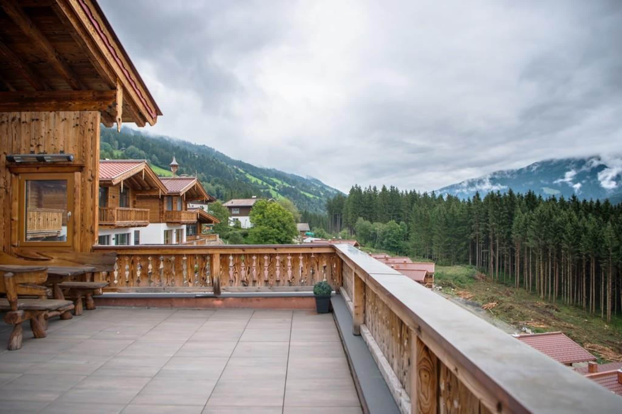 Nationalpark Chalet Wildenkogel-Terrasbalkon