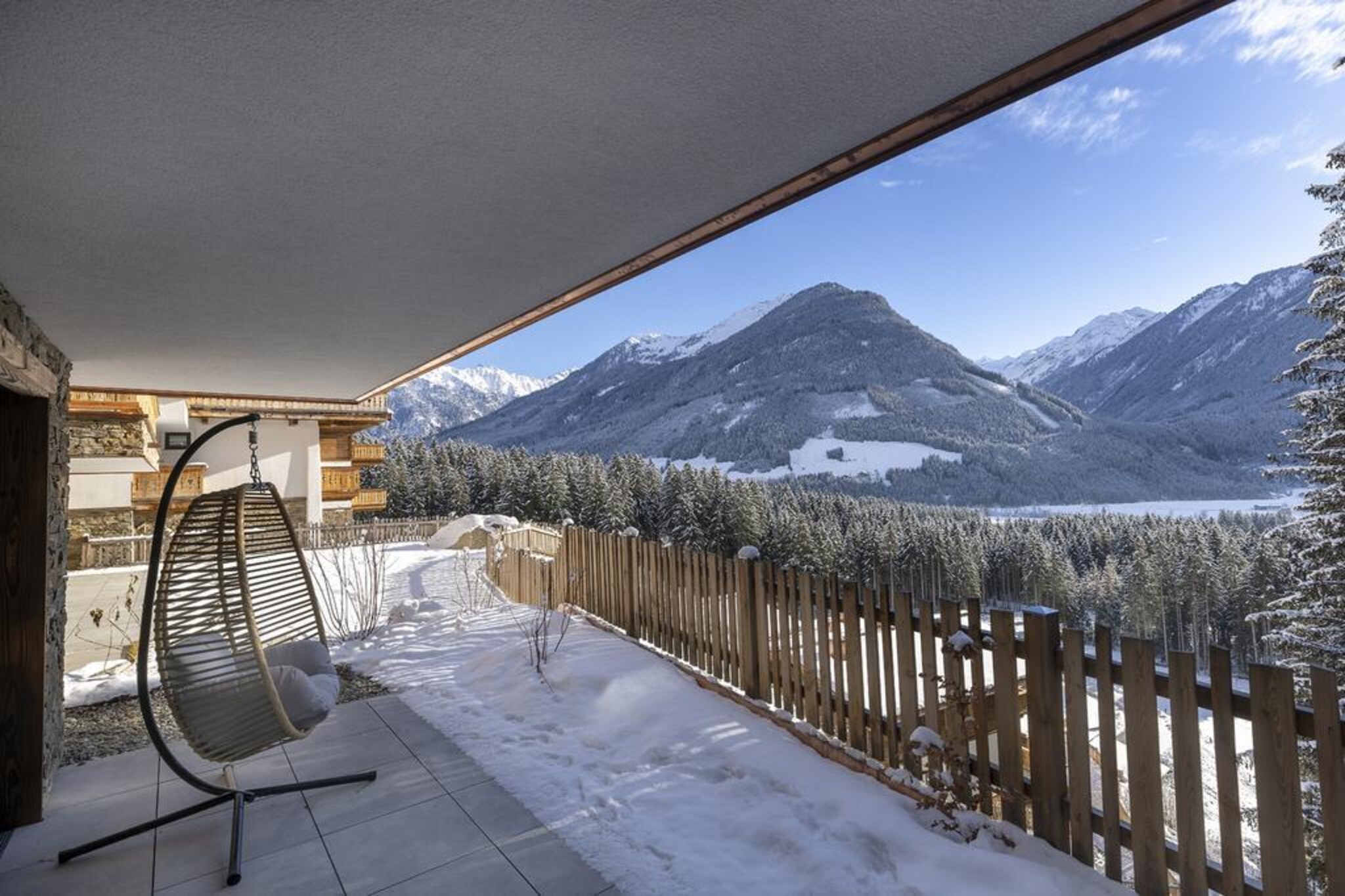 Nationalpark Chalet Wildenkogel-Uitzicht winter