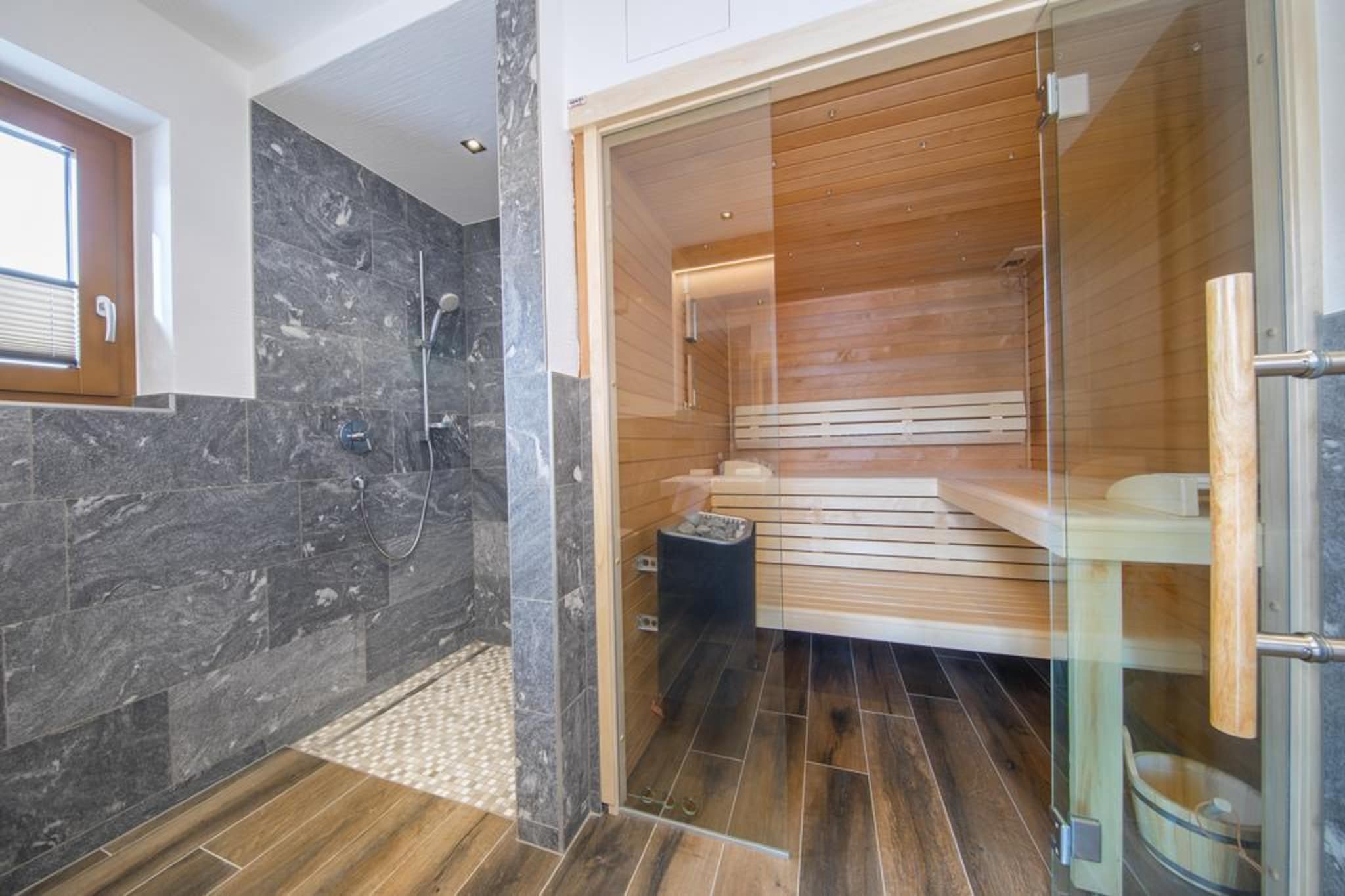 Nationalpark Chalet Wildenkogel-Badkamer