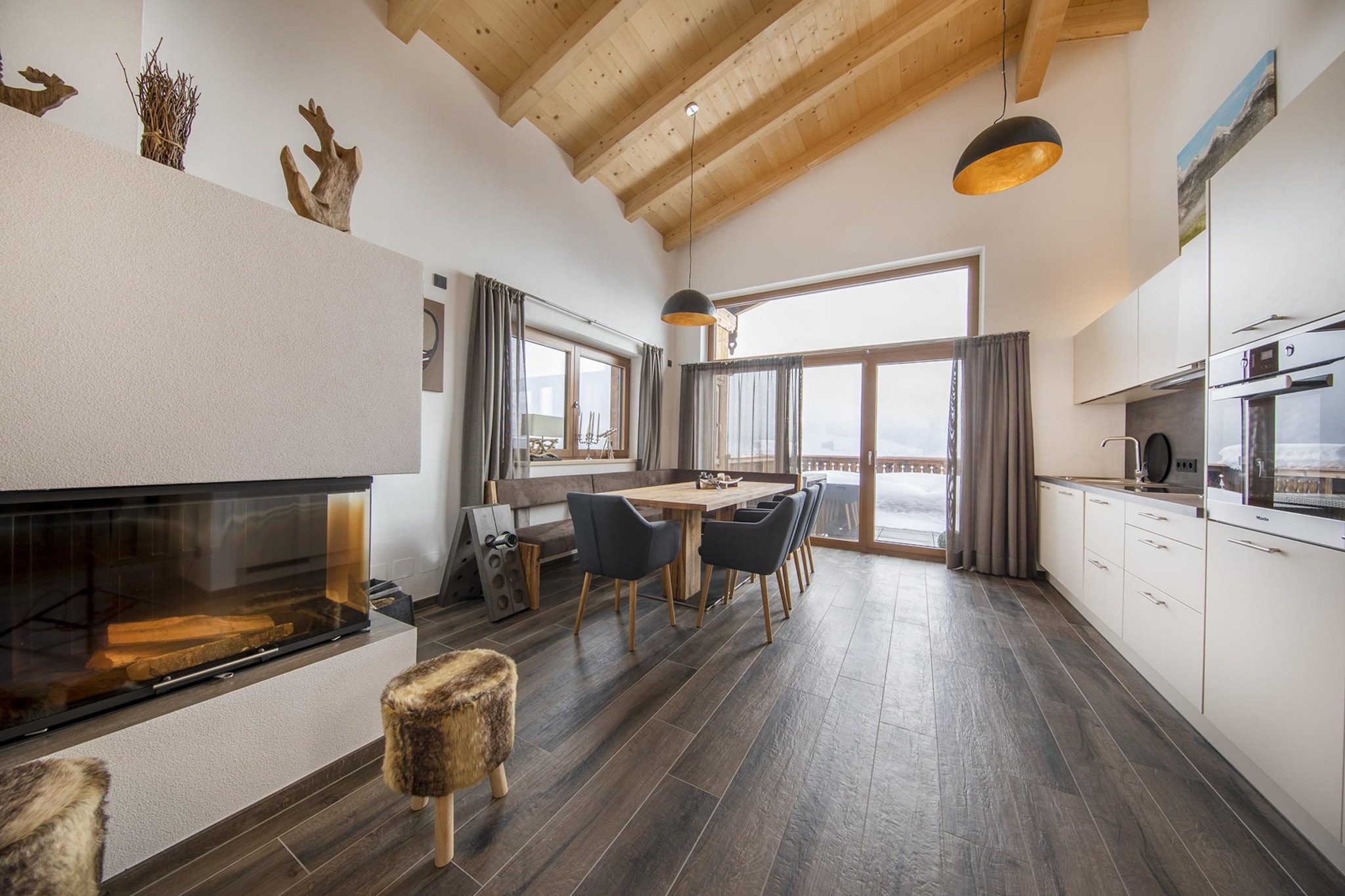 Nationalpark Chalet Kristallwand-Keuken