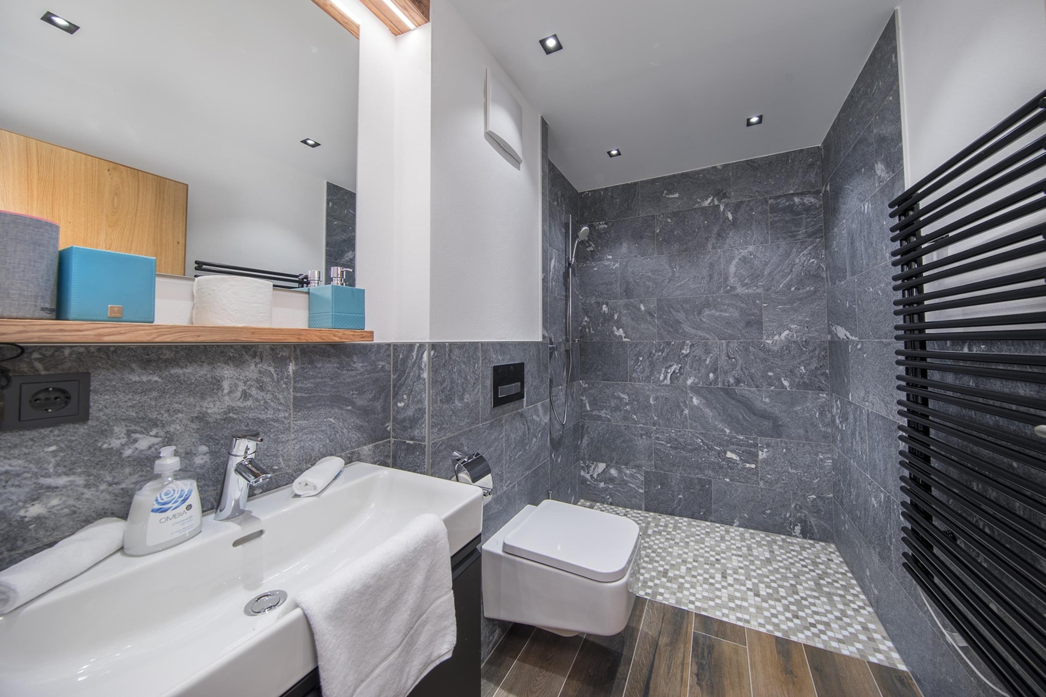 Nationalpark Chalet Kristallwand-Badkamer