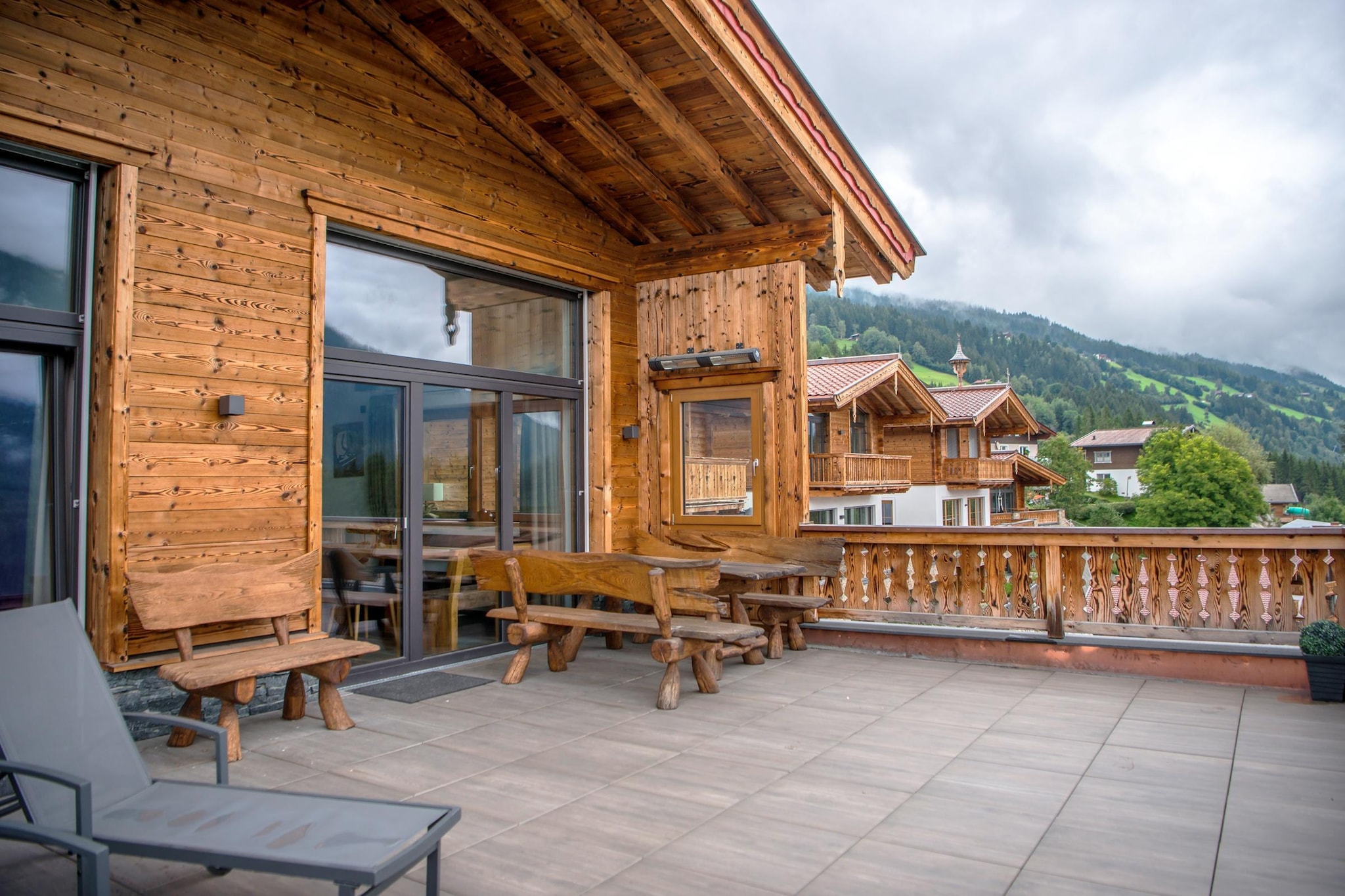 Nationalpark Chalet Kristallwand-Terrasbalkon