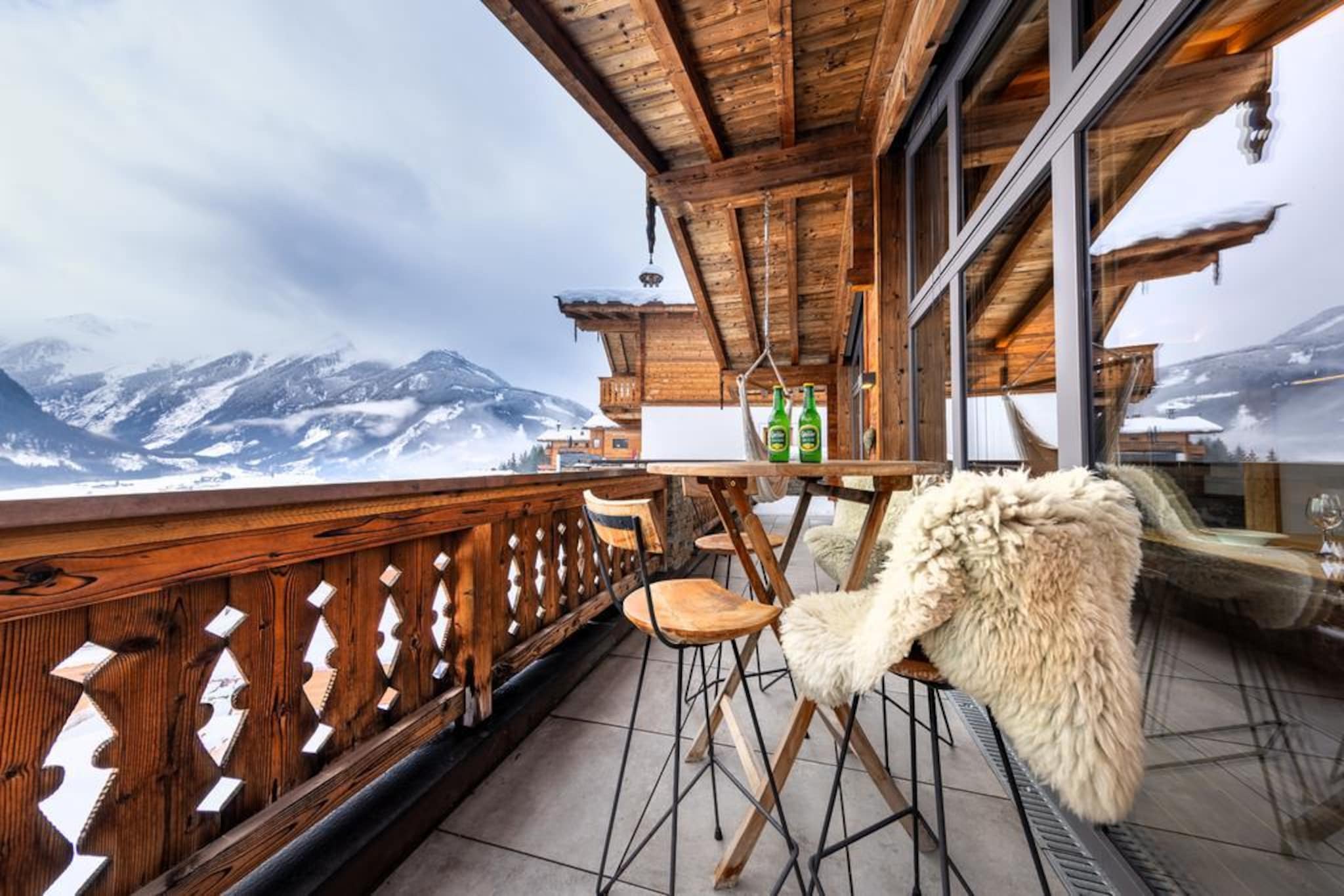 Nationalpark Chalet Kristallwand-Terrasbalkon