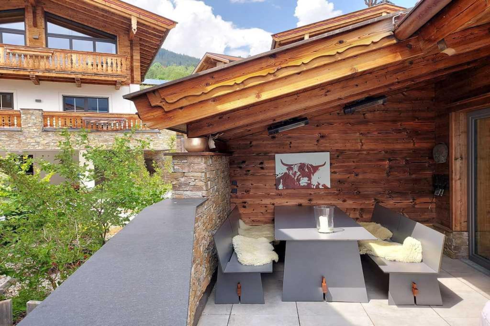 Nationalpark Chalet Kristallwand-Terrasbalkon