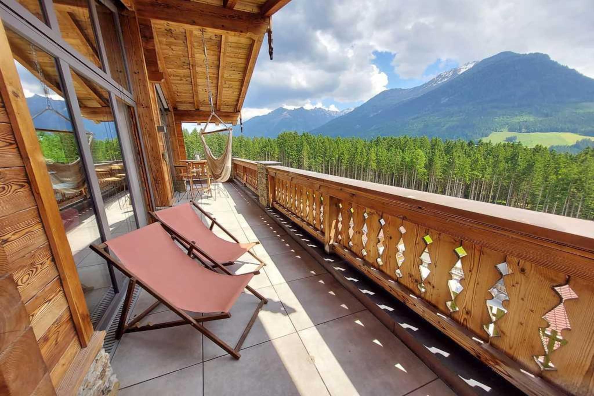 Nationalpark Chalet Kristallwand-Terrasbalkon