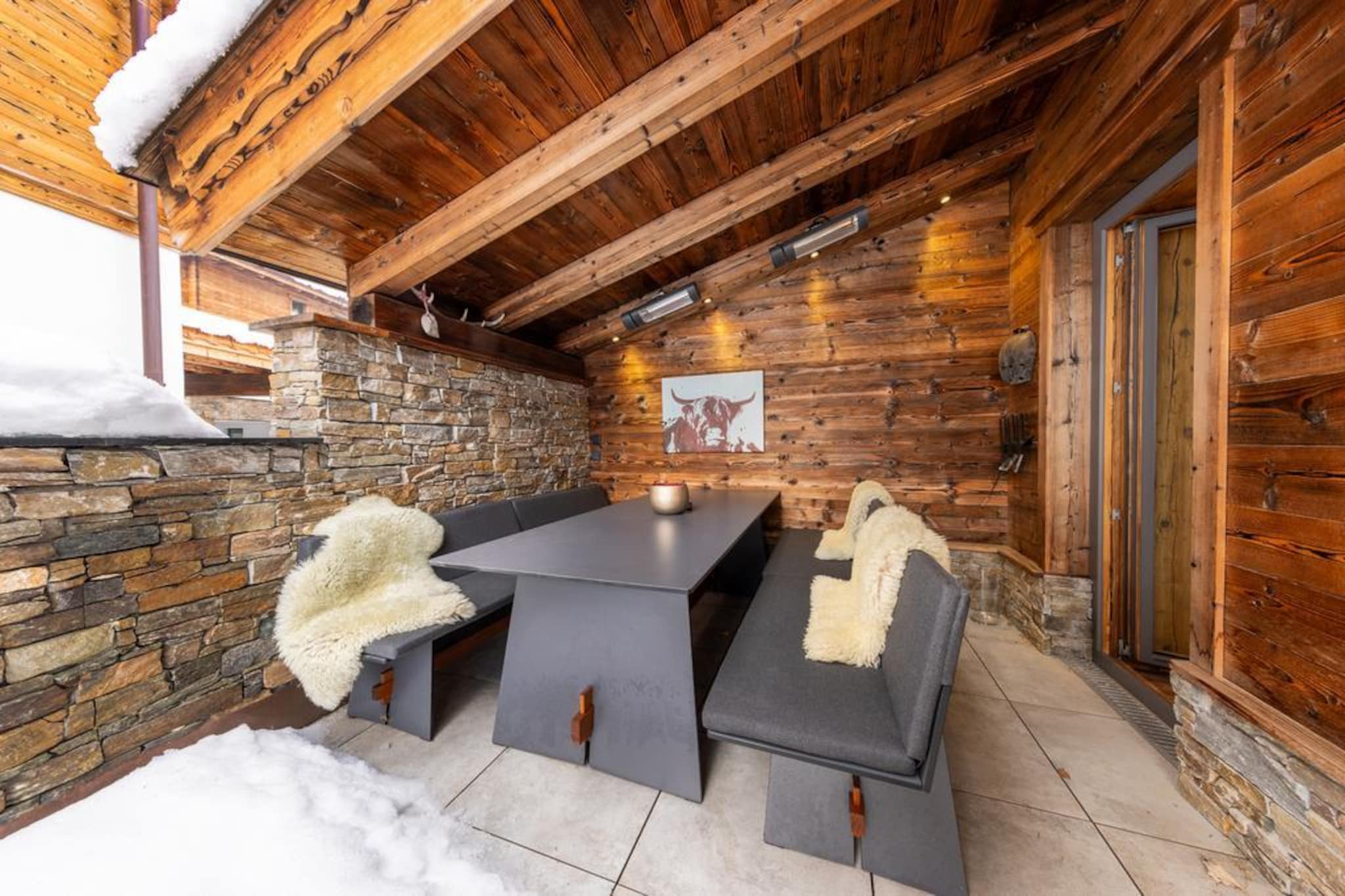 Nationalpark Chalet Kristallwand-Eetkamer