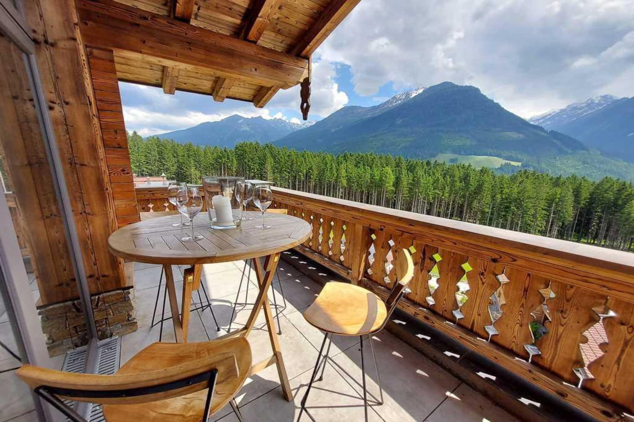 Nationalpark Chalet Kristallwand-Terrasbalkon