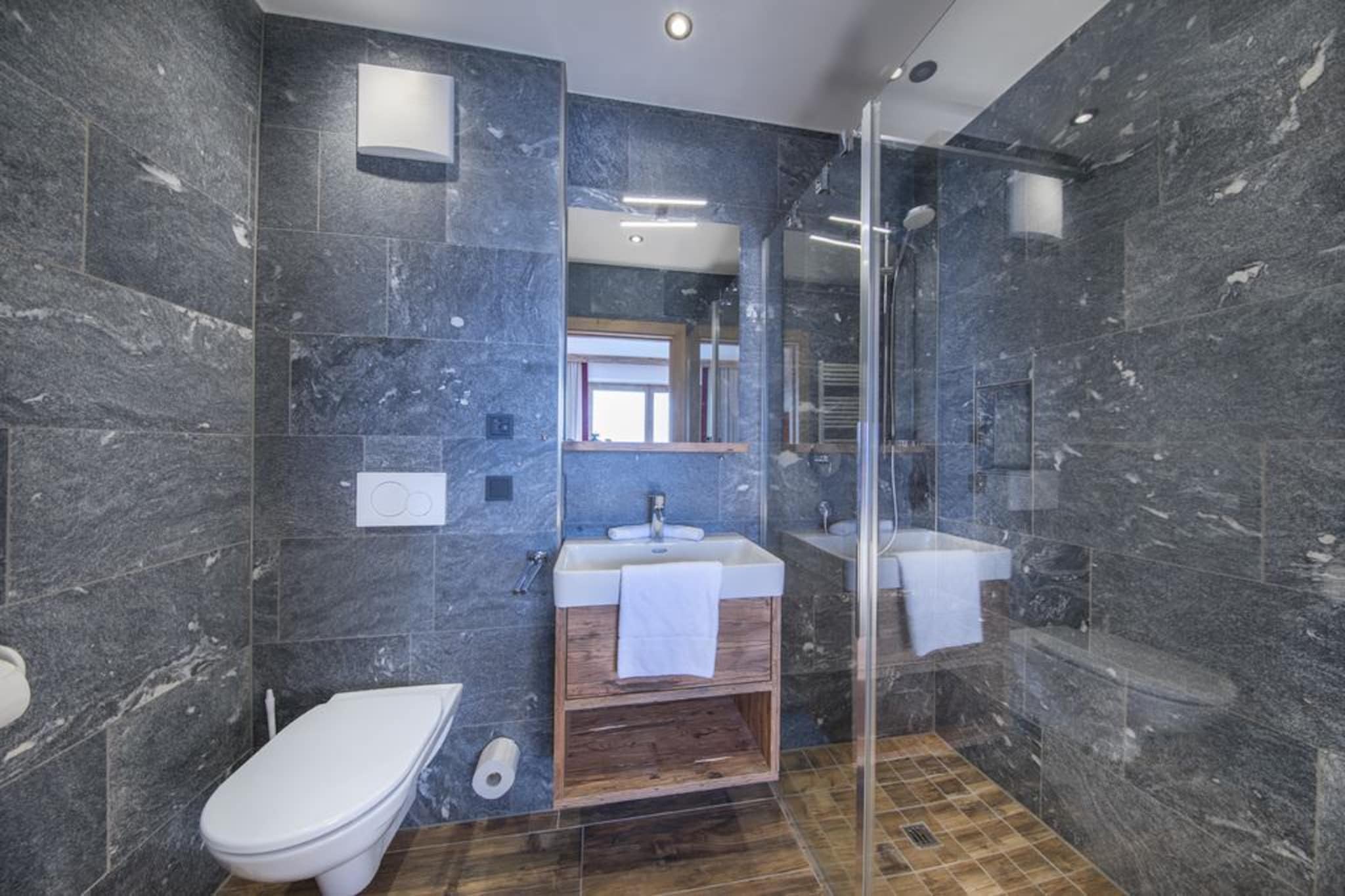 Nationalpark Chalet Kristallwand-Badkamer