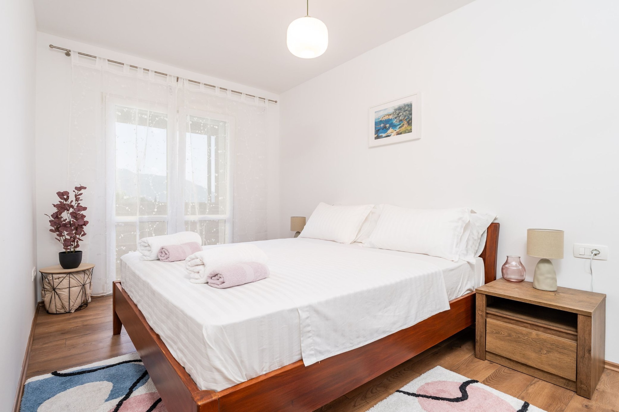 Apartment Bella Vista - Two Bedroom Apartment with Sea View-Schlafzimmer