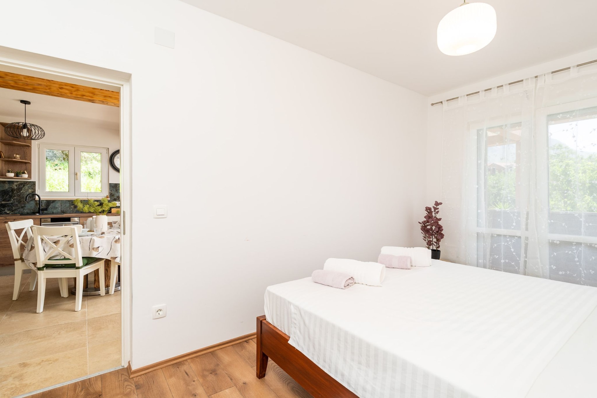 Apartment Bella Vista - Two Bedroom Apartment with Sea View-Schlafzimmer
