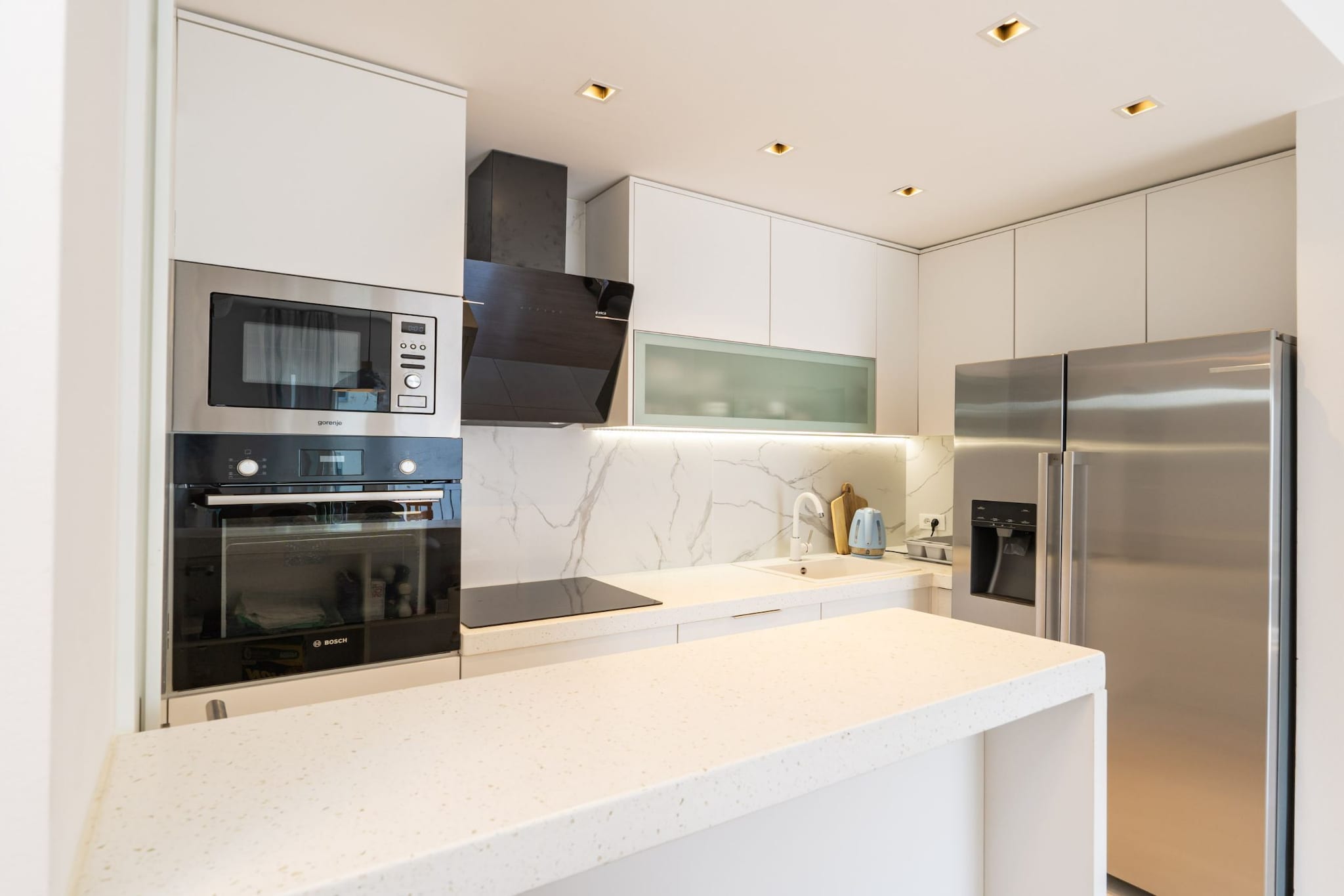 Apartment Marcus Mai - Two Bedroom Apartment with Balcony-Kitchen