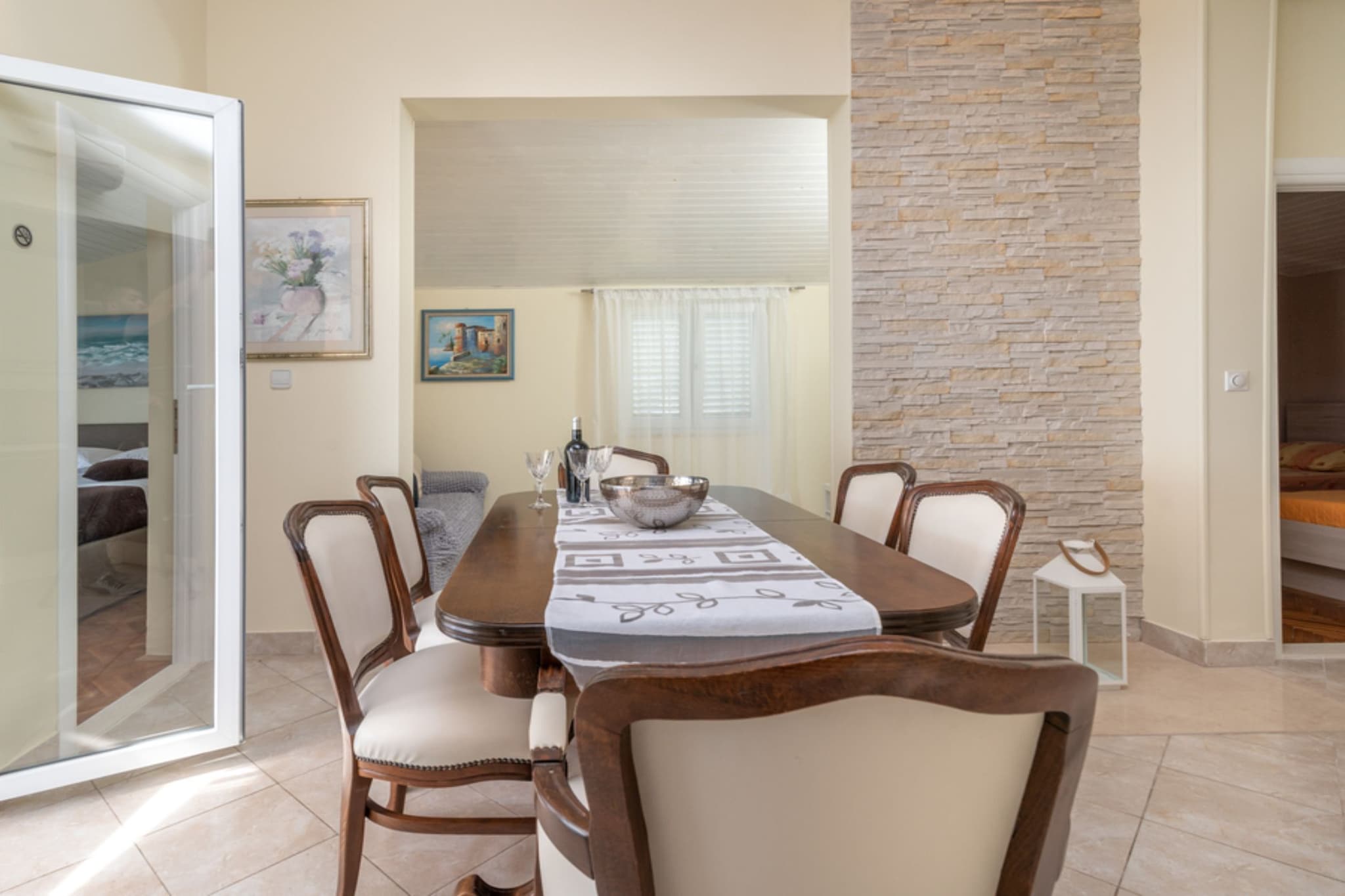 Apartment Villa Daniela - Three Bedroom Apartment with Terrace-Esszimmer