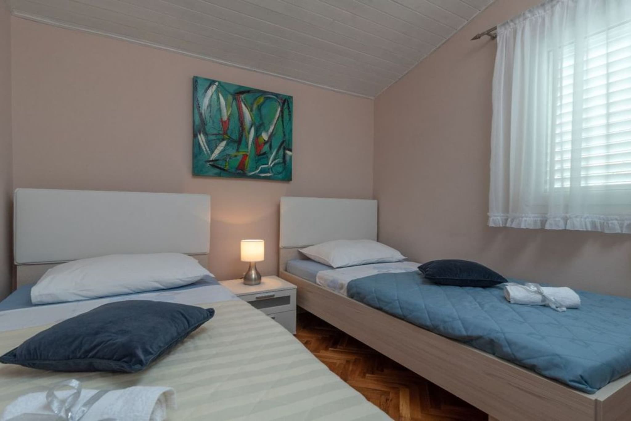 Apartment Villa Daniela - Three Bedroom Apartment with Terrace-Schlafzimmer