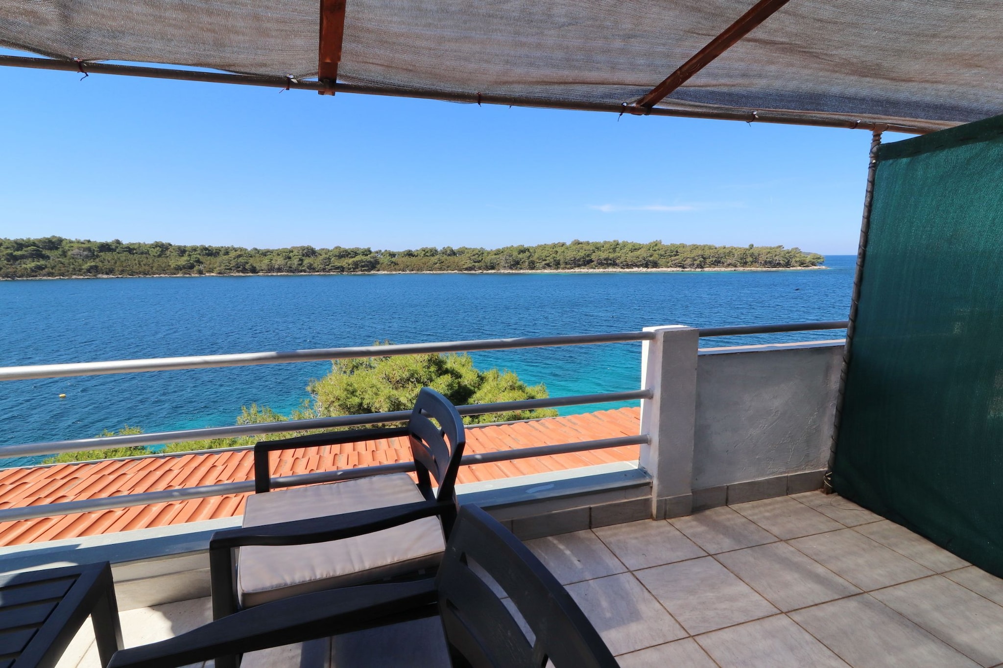 Apartments Karbuni By The Sea - One Bedroom apartment with Terrace and Sea View (A4) U REDU-Terrasse