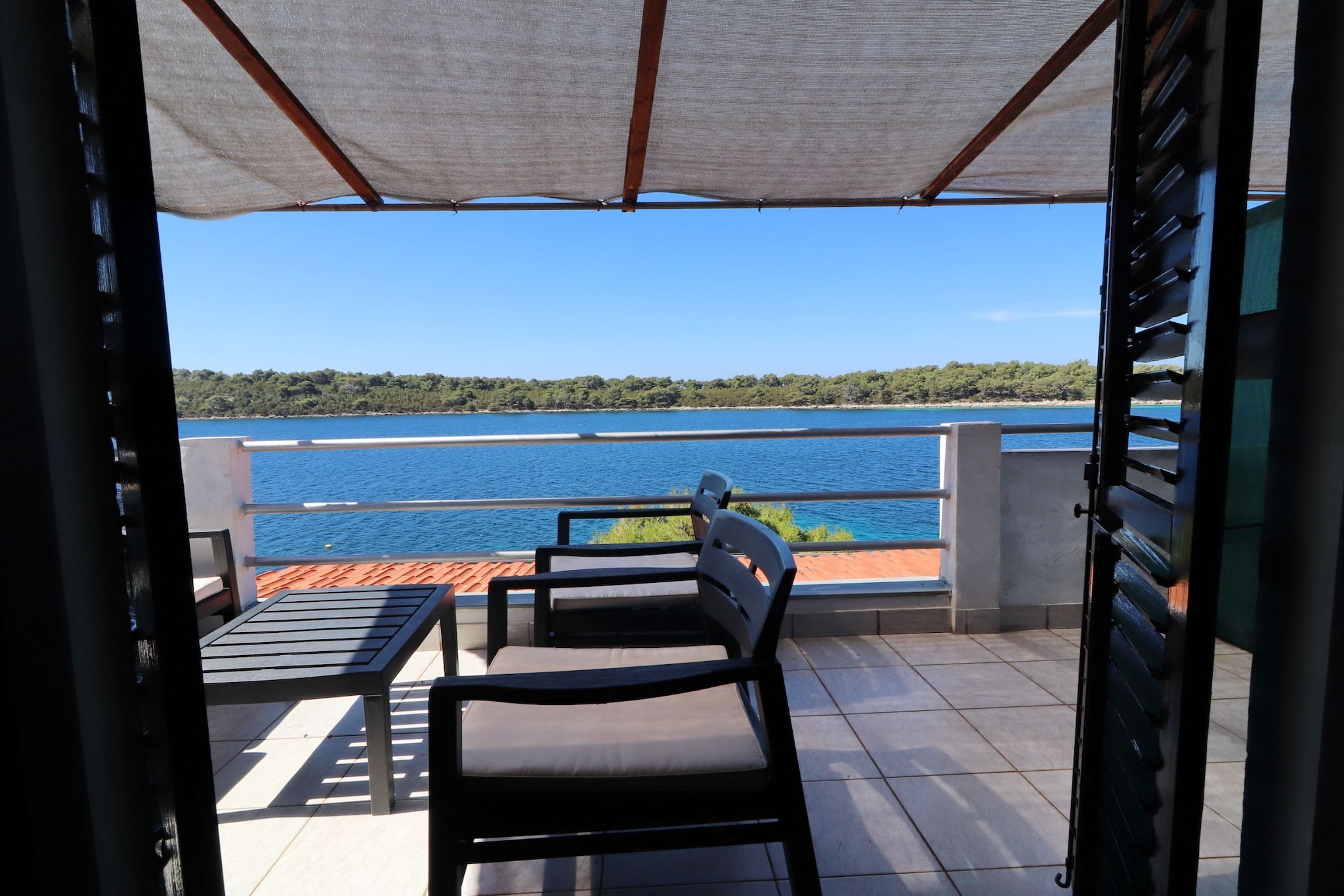 Apartments Karbuni By The Sea - One Bedroom apartment with Terrace and Sea View (A4) U REDU-Terrasse