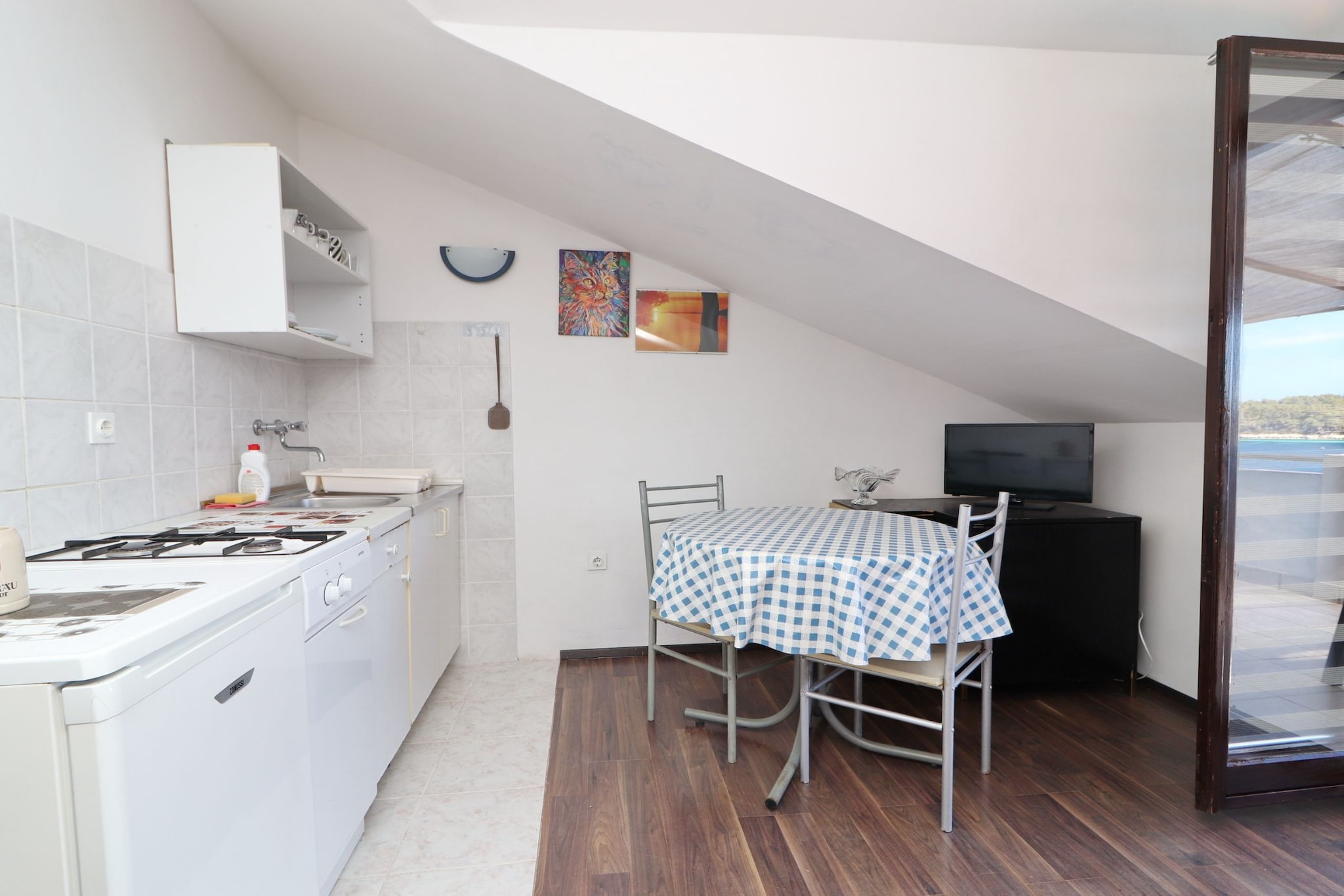 Apartments Karbuni By The Sea - One Bedroom apartment with Terrace and Sea View (A4) U REDU