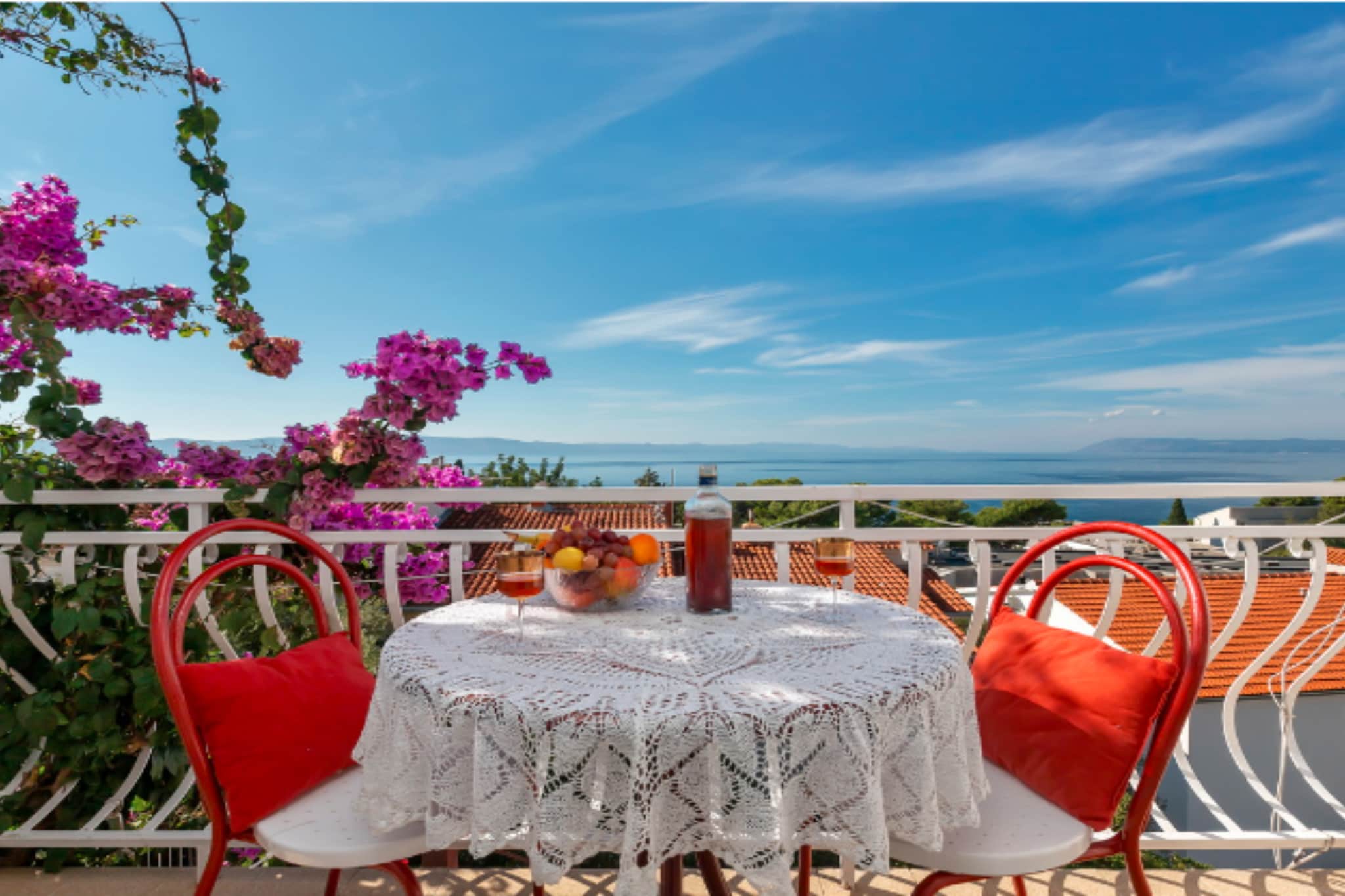 Apartments Lili - Two Bedroom Apartment with Sea View 3-Terrace balcony