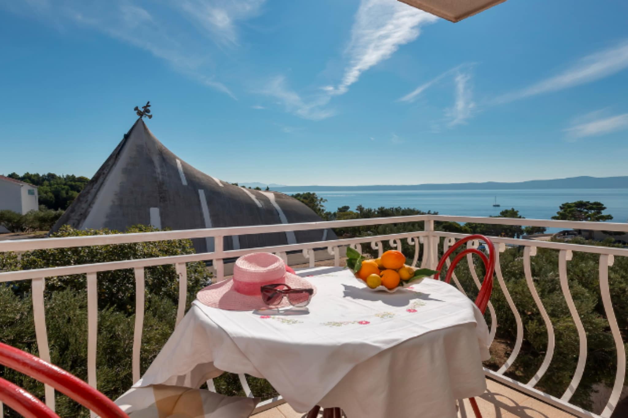 Apartments Lili - Two Bedroom Apartment with Sea View 3-Terrace balcony