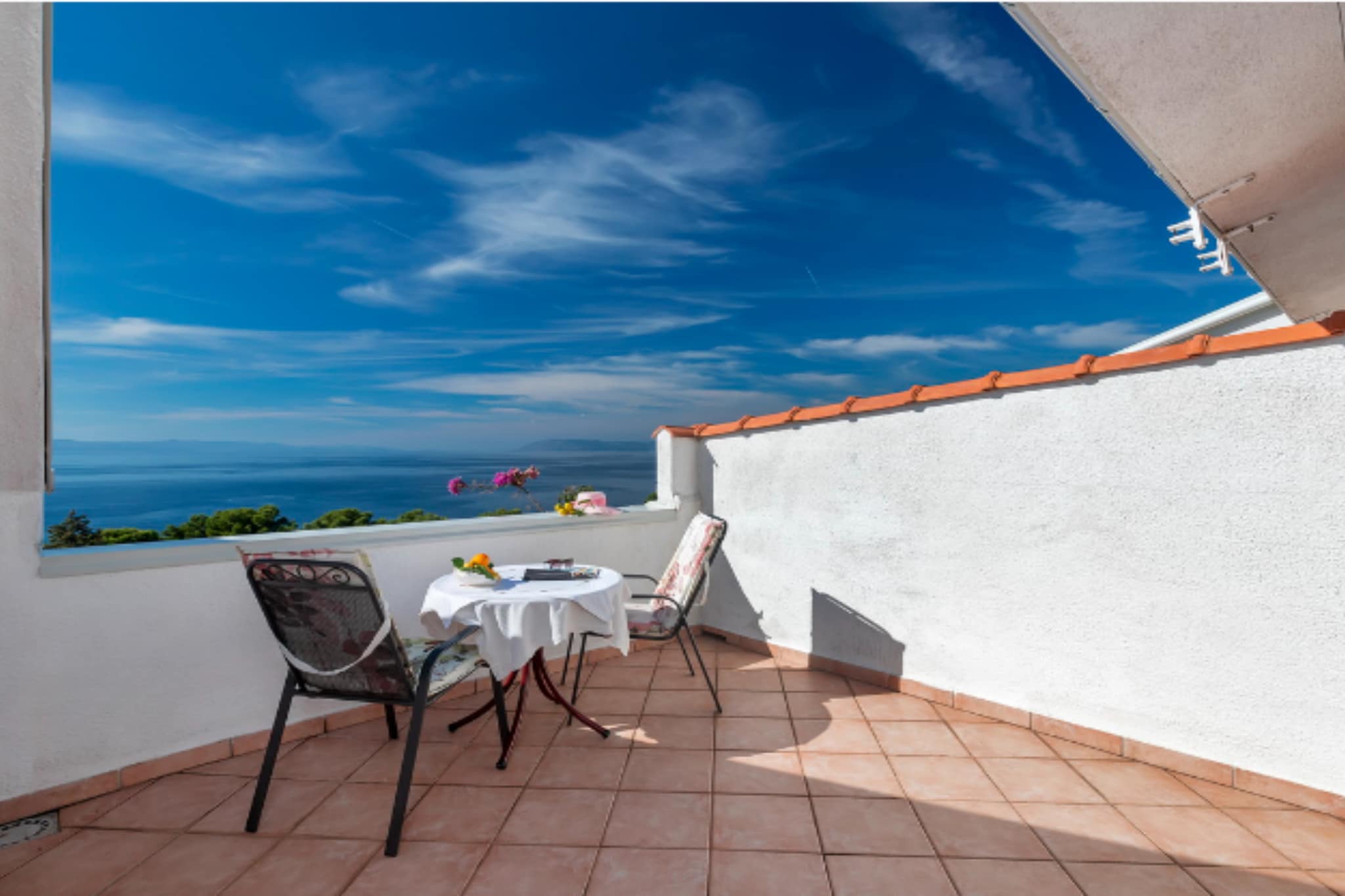 Apartments Lili - Two Bedroom Apartment with Sea View 3-Terrace balcony