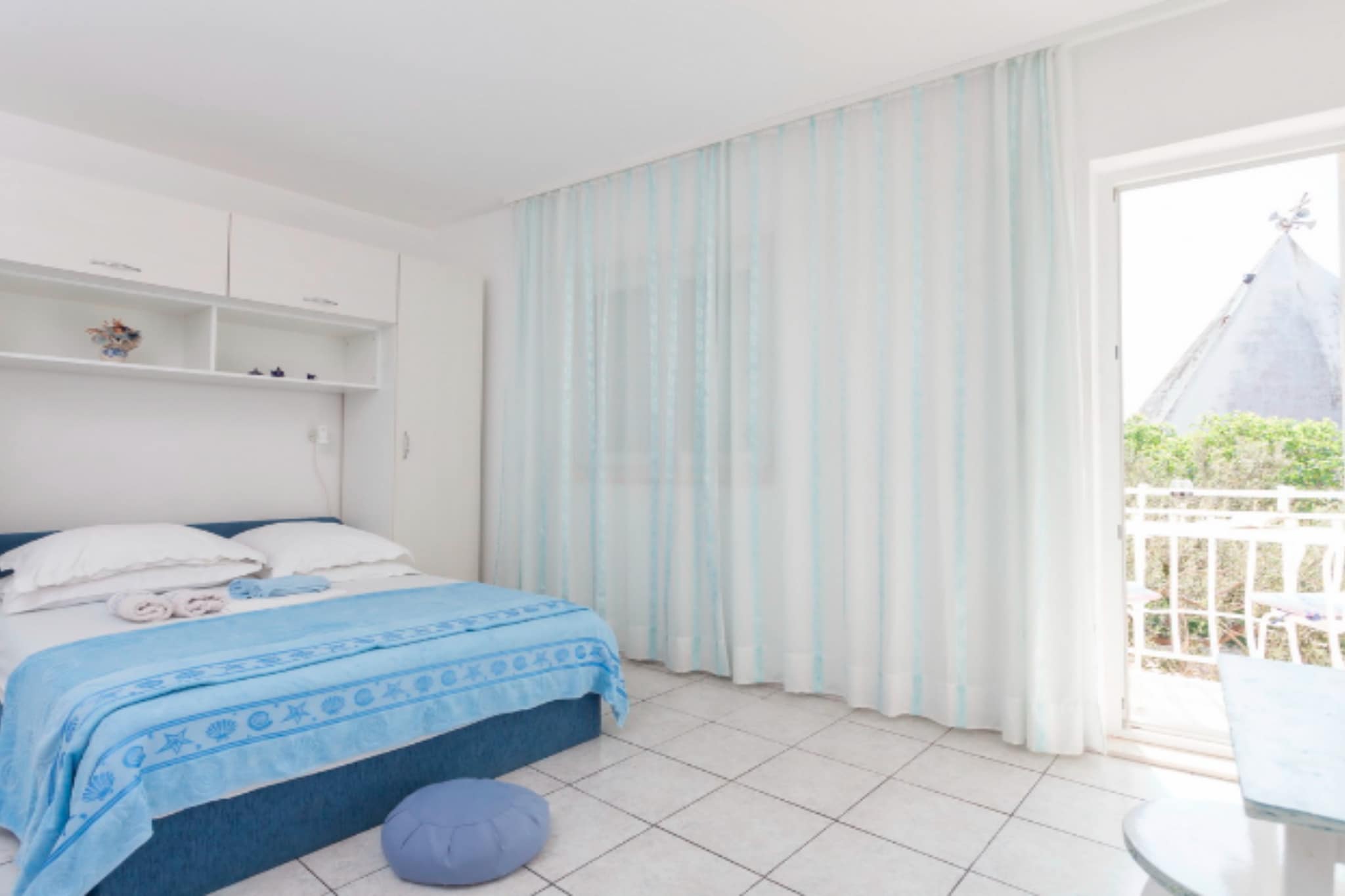 Apartments Lili - Two Bedroom Apartment with Balcony-Bedroom