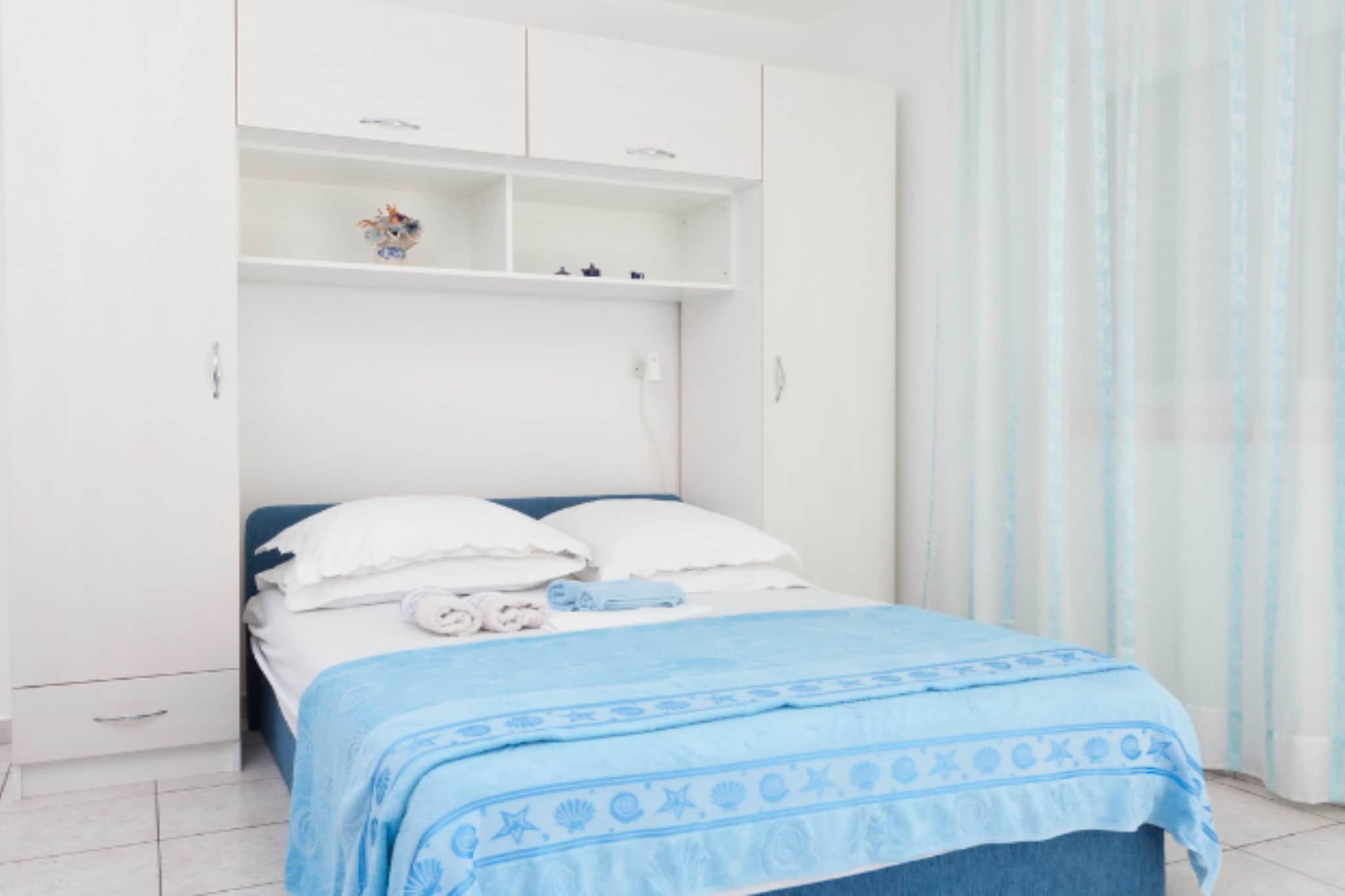 Apartments Lili - Two Bedroom Apartment with Balcony-Bedroom