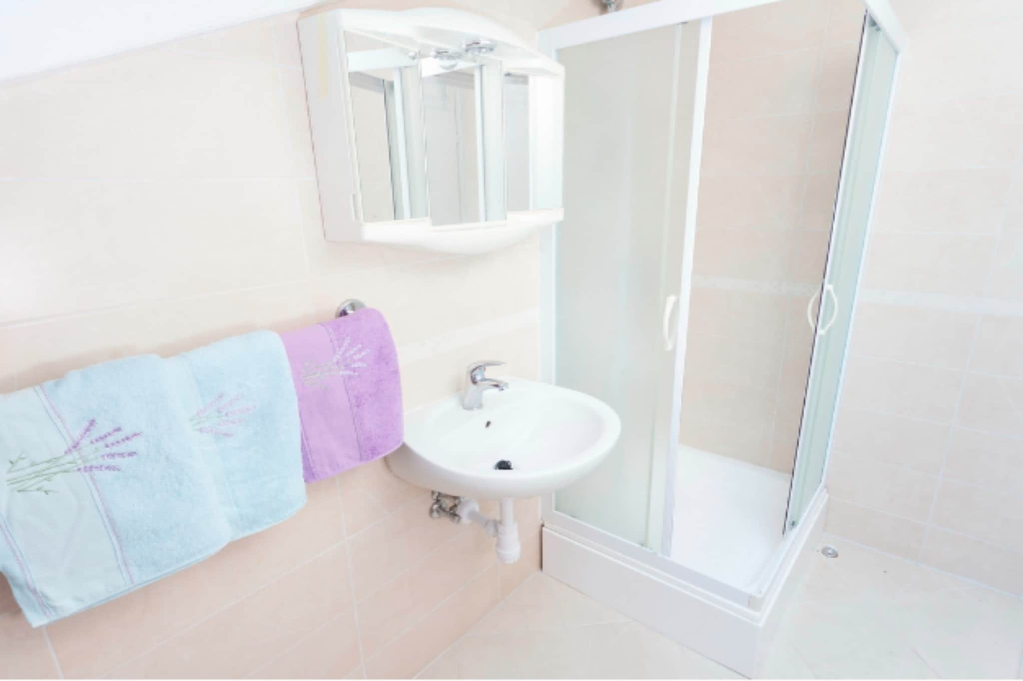 Apartments Lily - Studio with Terrace and Sea View-Bathroom