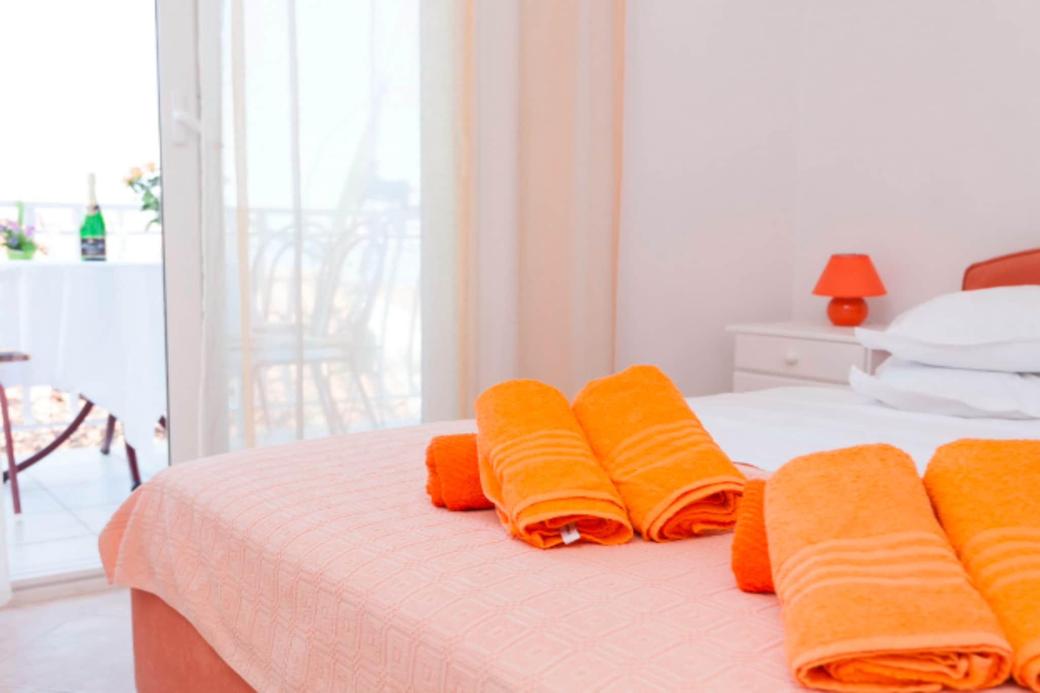 Apartments Lily - Three Bedroom Apartment with Terrace and Sea View-Bedroom