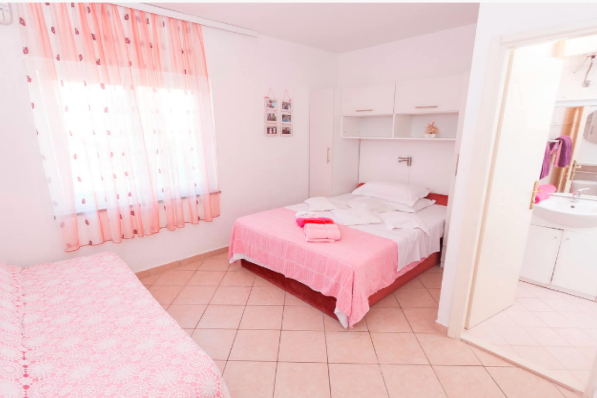 Apartments Lily - Three Bedroom Apartment with Terrace and Sea View-Bedroom