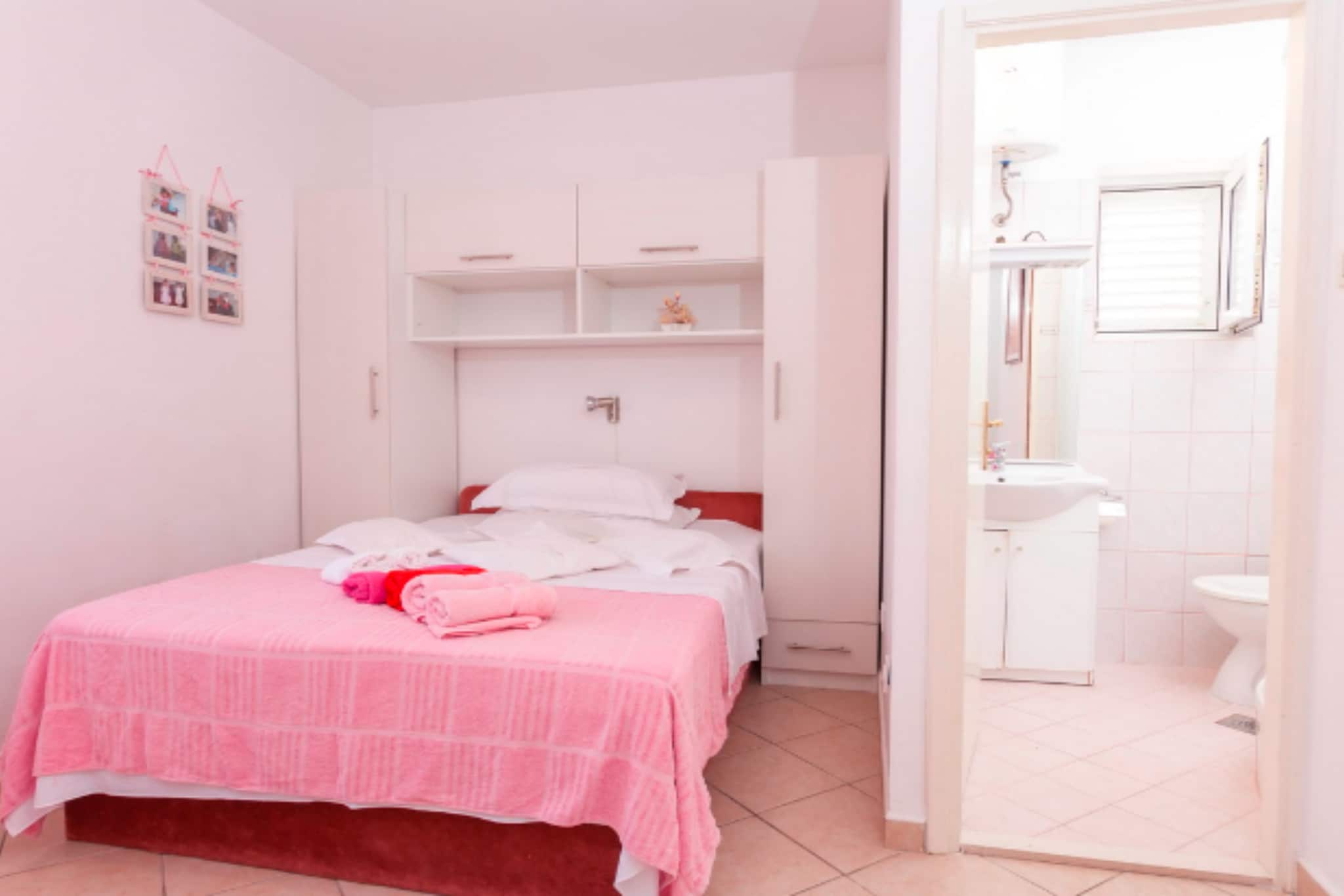 Apartments Lily - Three Bedroom Apartment with Terrace and Sea View-Bedroom