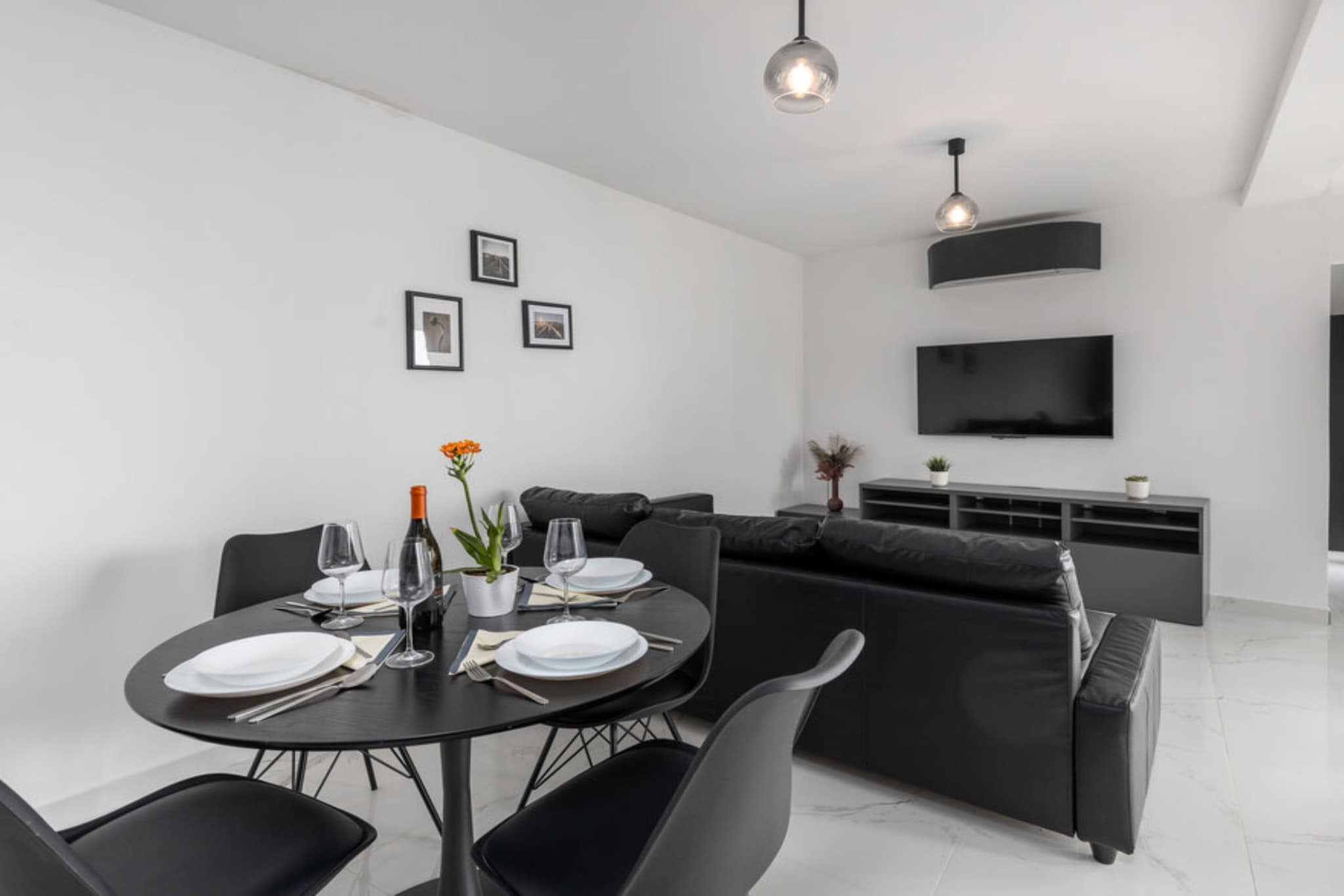 Apartments Bregha - One Bedrom Apartment with Terrace-Dining room