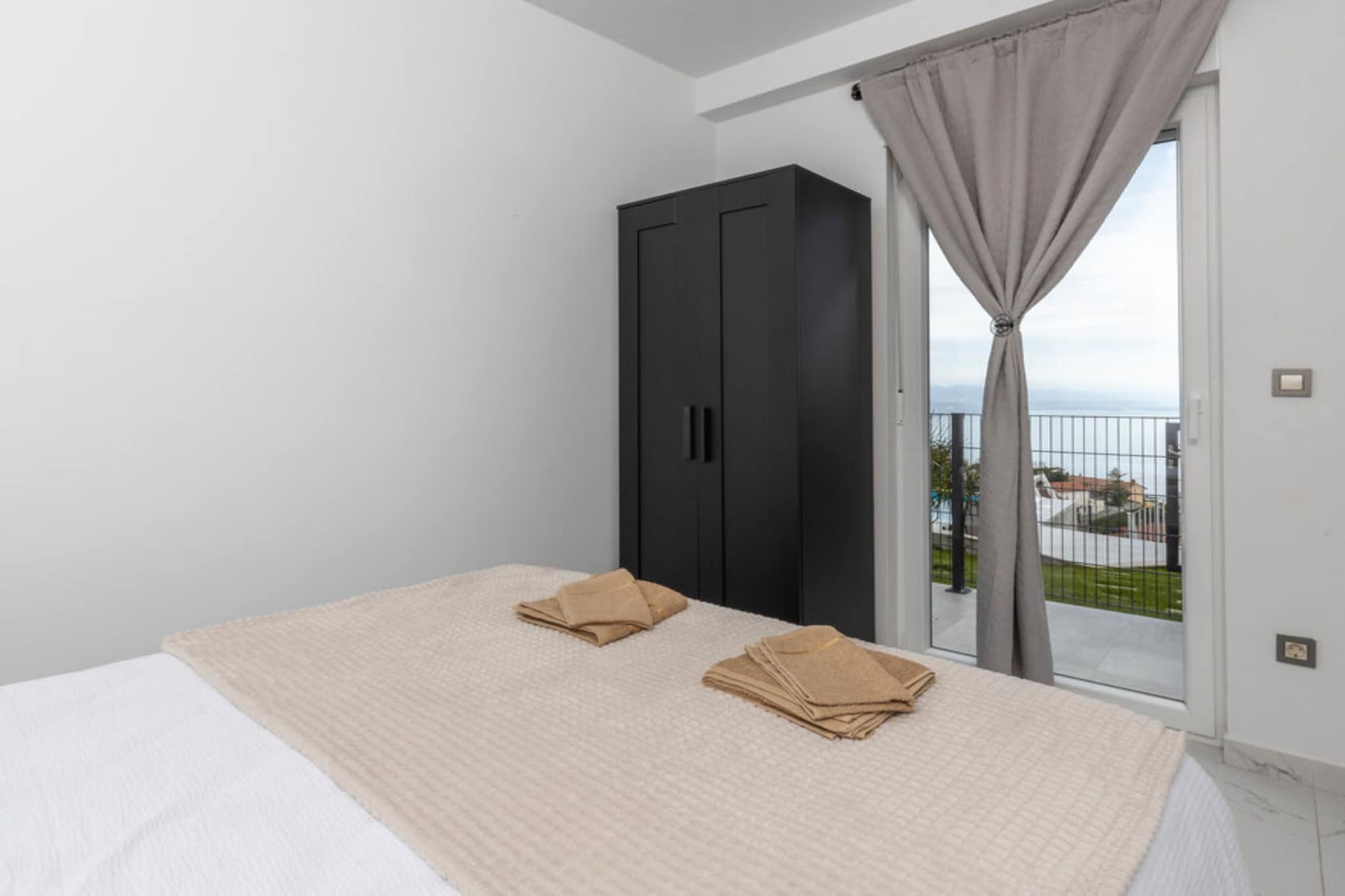 Apartments Bregha - One Bedrom Apartment with Terrace-Bedroom